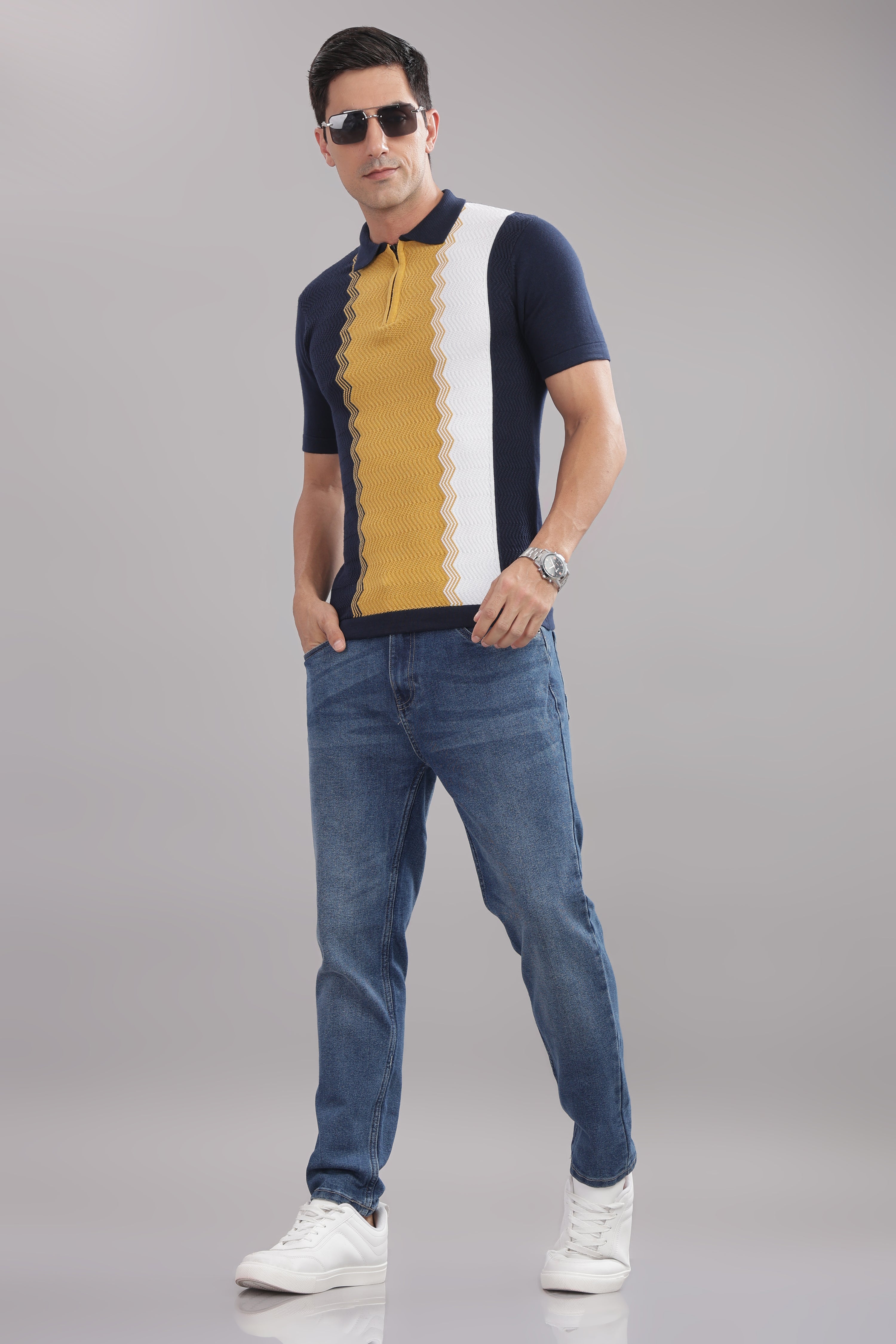 Men Multi Printed Cotton Regular T-Shirt