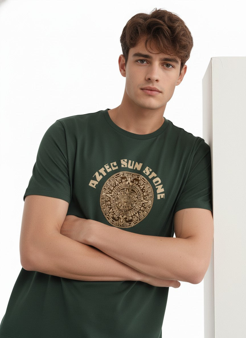 Men Cotton Tribal T-Shirt
