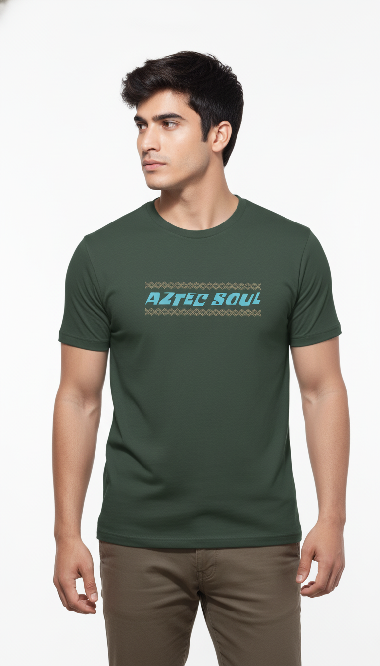 Men Cotton Tribal T-Shirt