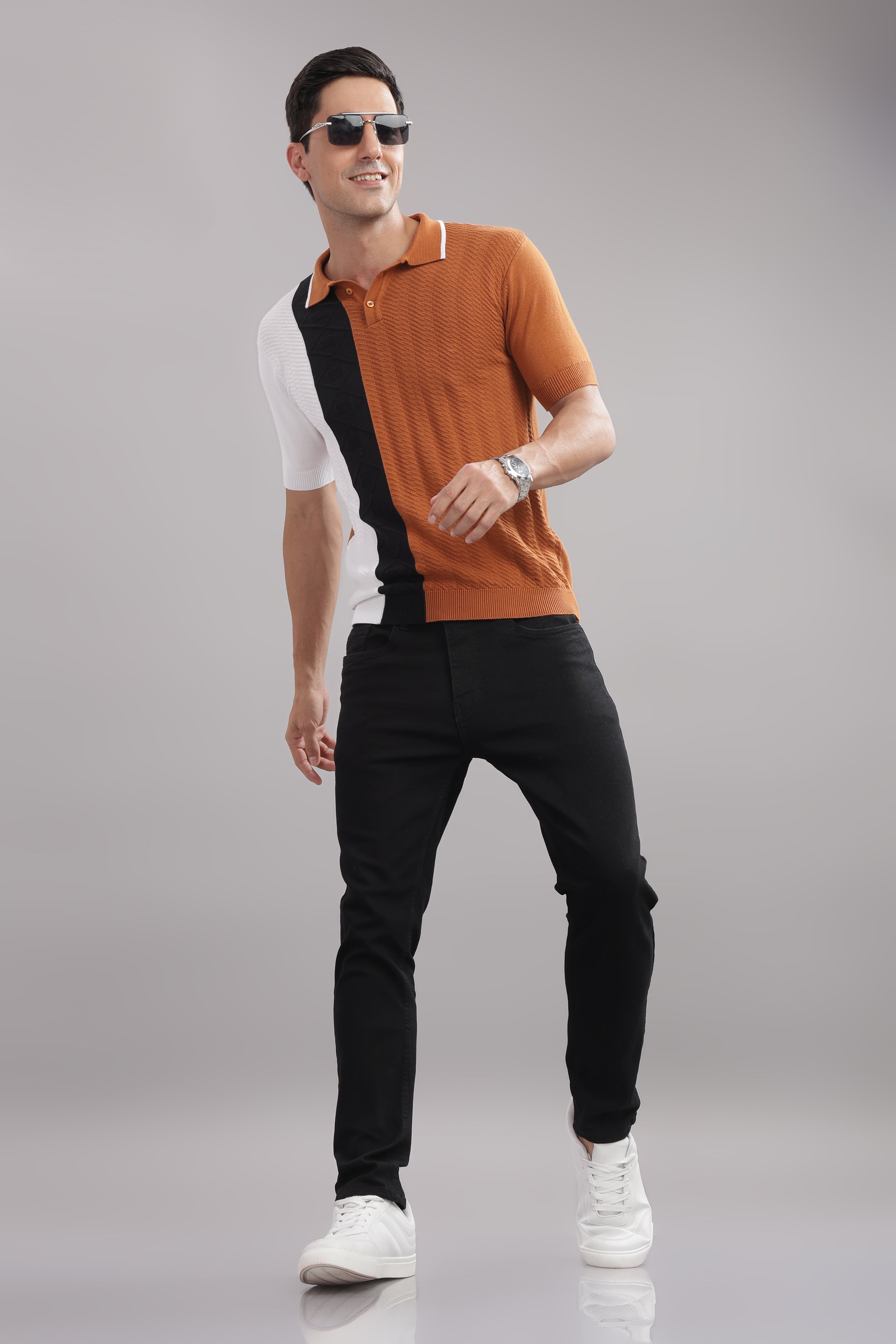 Men Multi Cotton Regular T-Shirt
