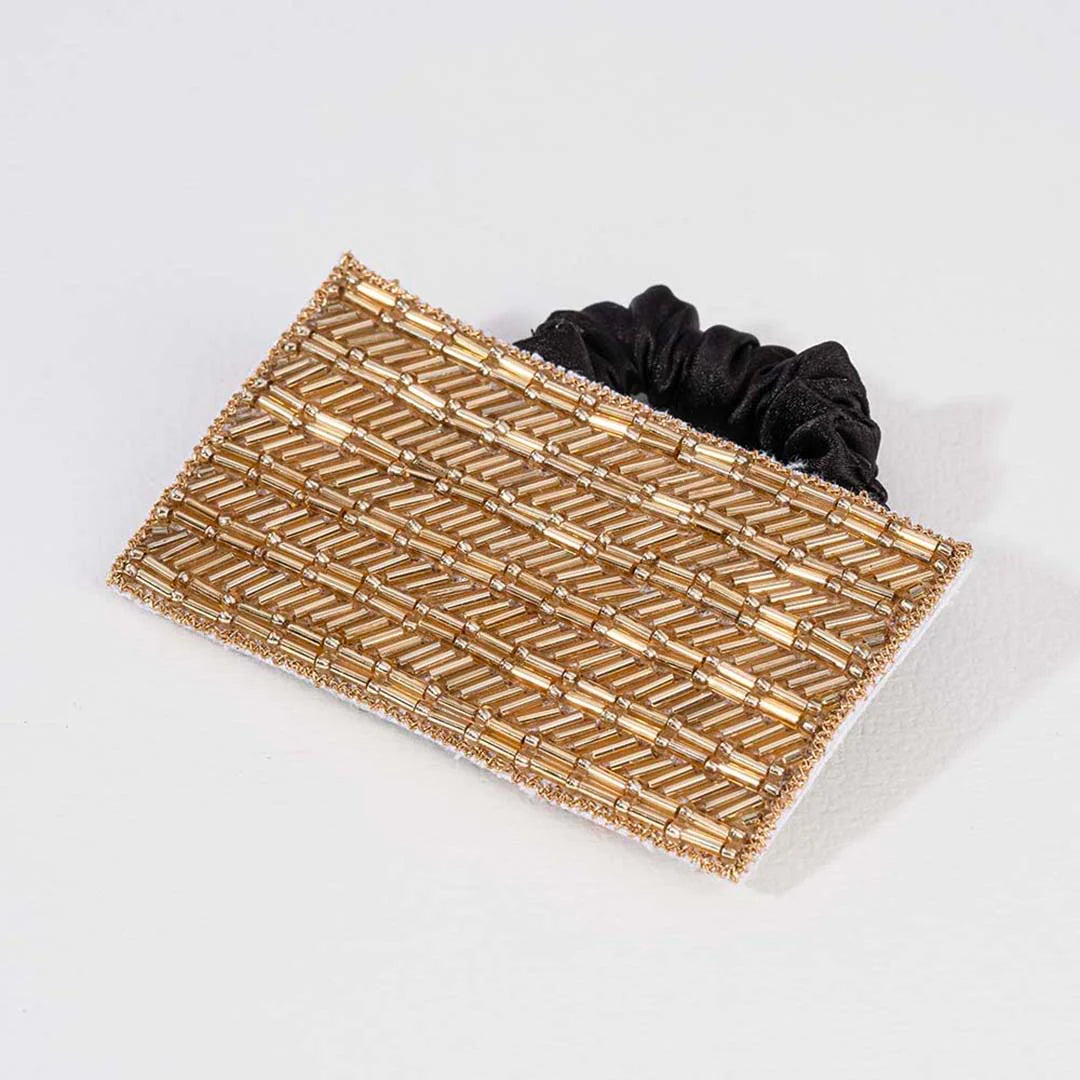 Gold Embellished Ponytail Holder