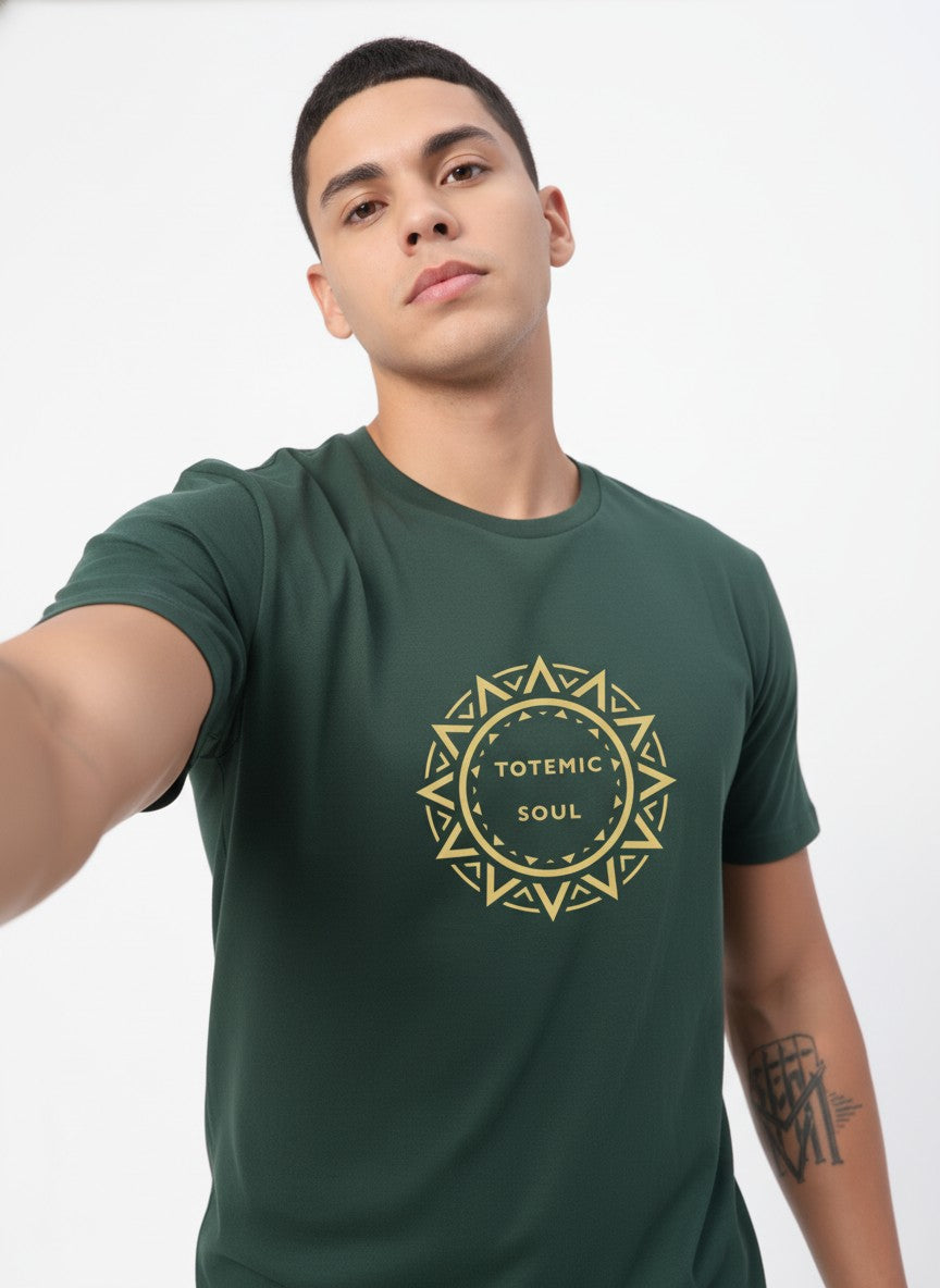 Men Cotton Tribal T-Shirt