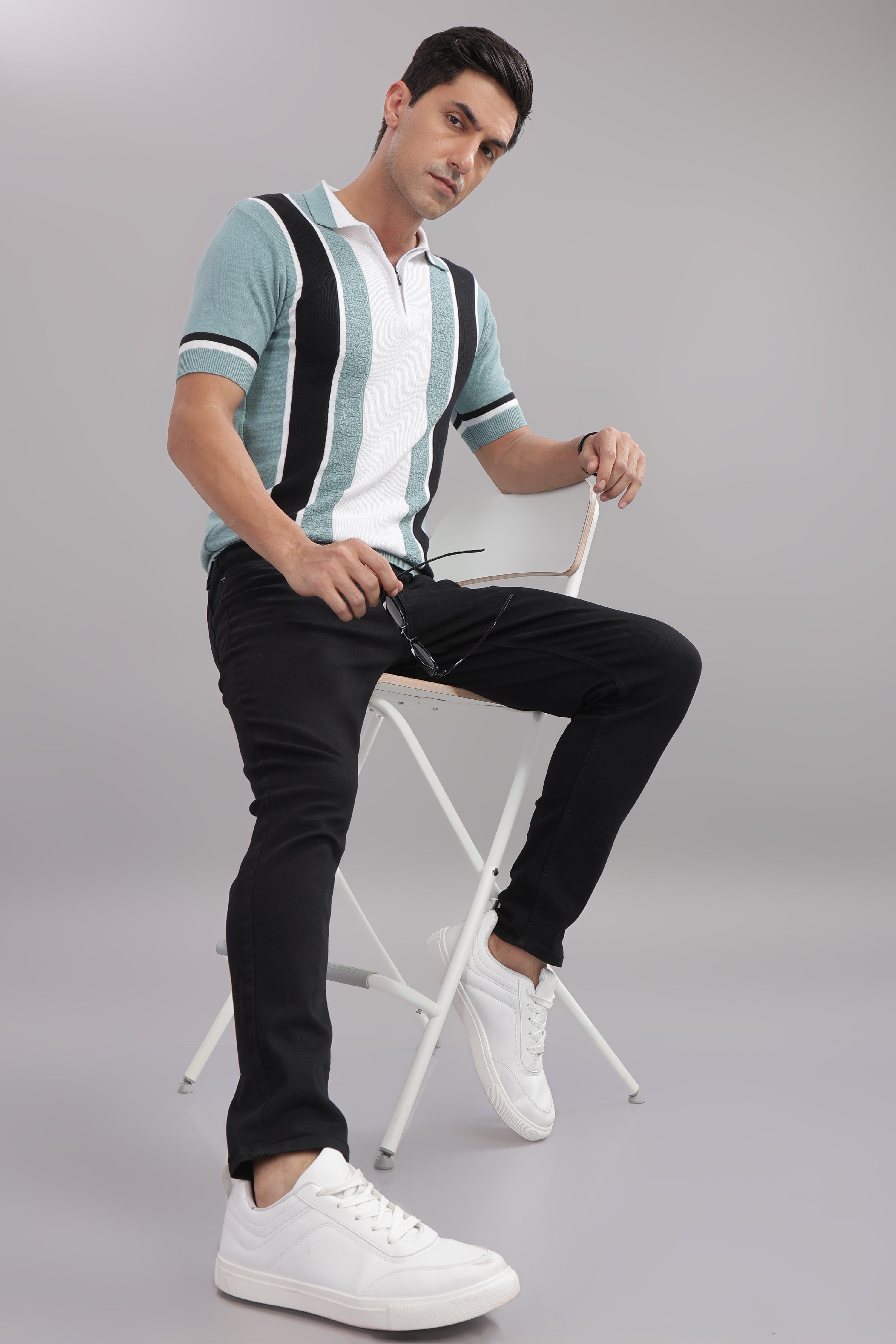 Men Multi Cotton Regular T-Shirt