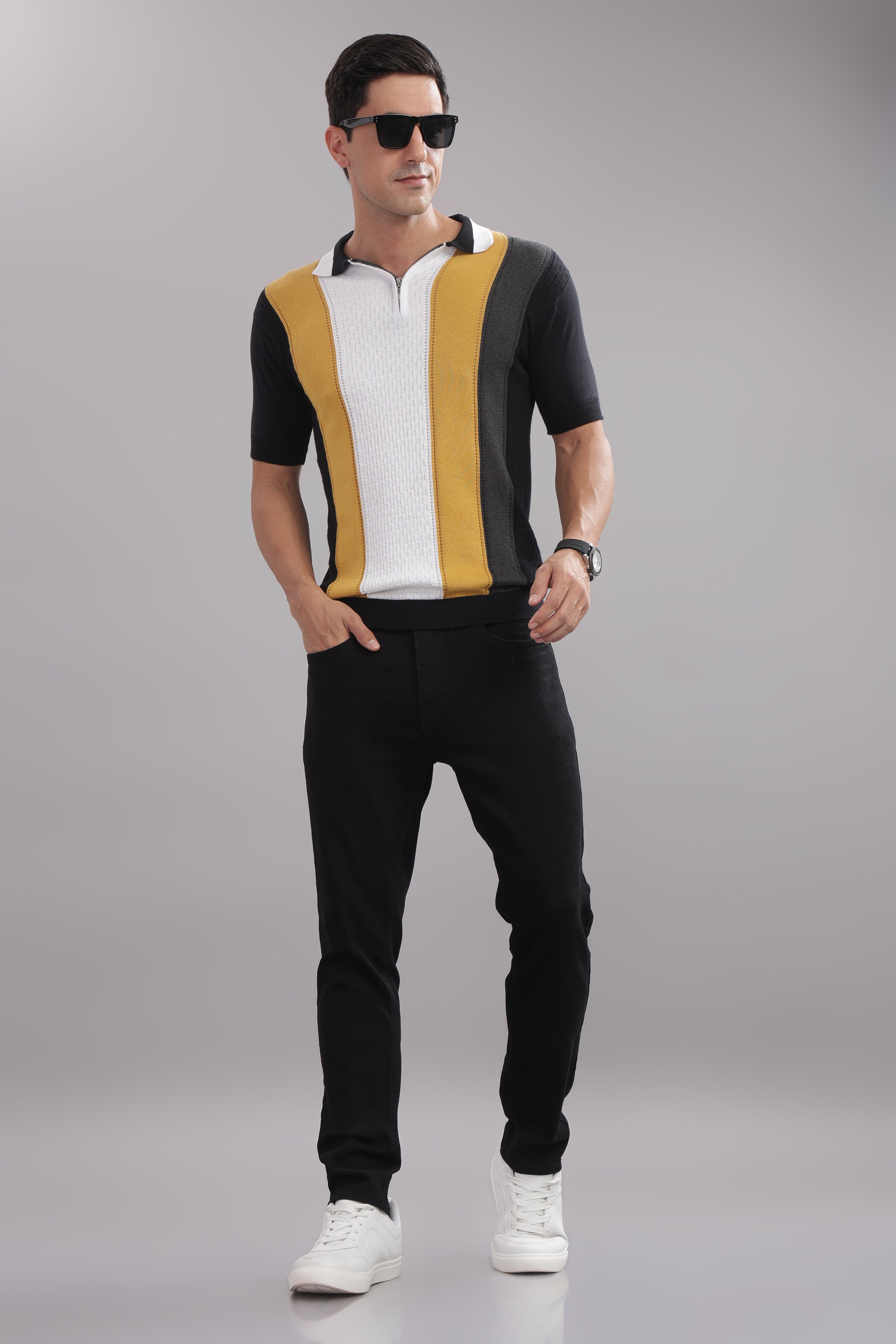 Men Multi Printed Cotton Regular T-Shirt