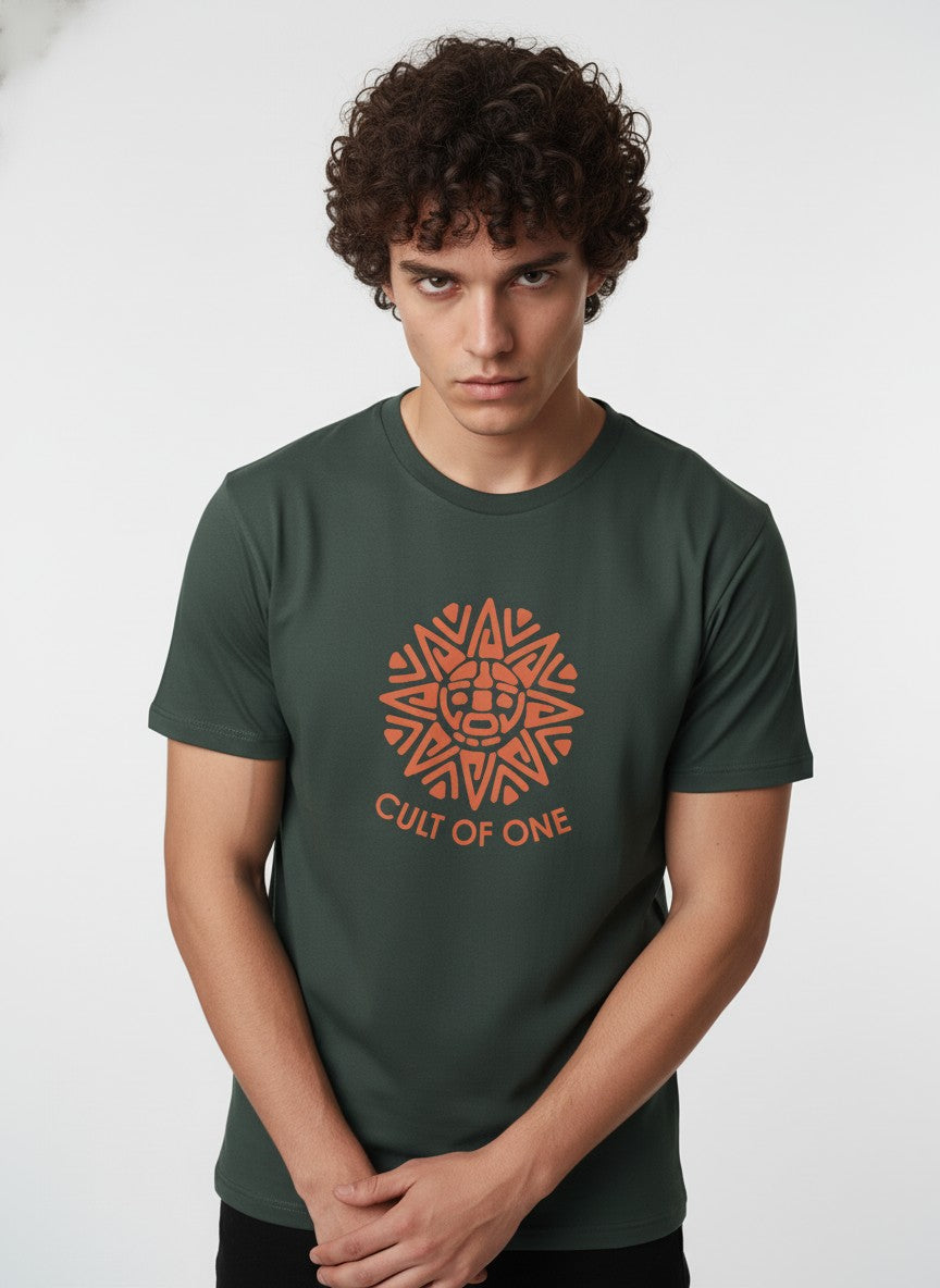 Men Cotton Tribal T-Shirt