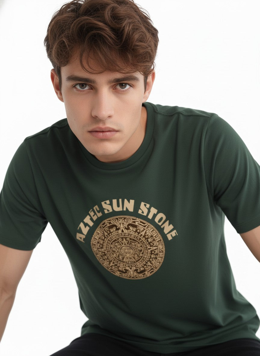 Men Cotton Tribal T-Shirt