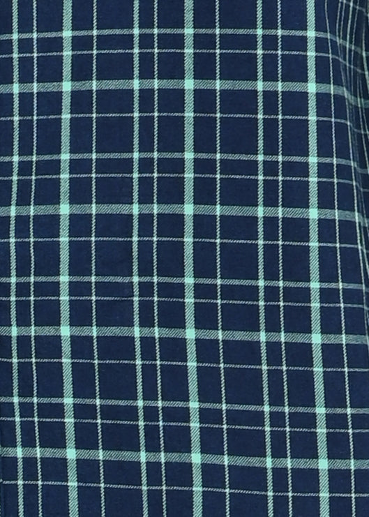 Men Green Dyed Checked Shirt