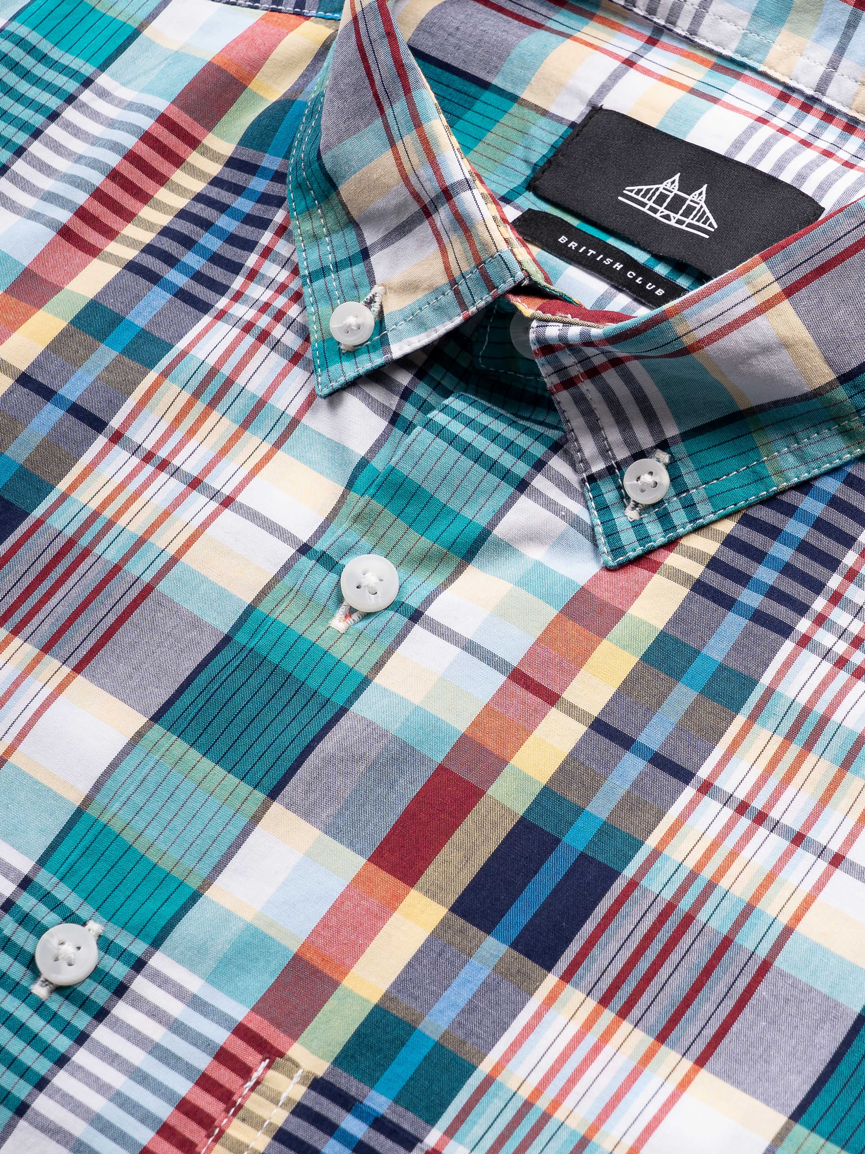 Men Multicolor Checked Shirt
