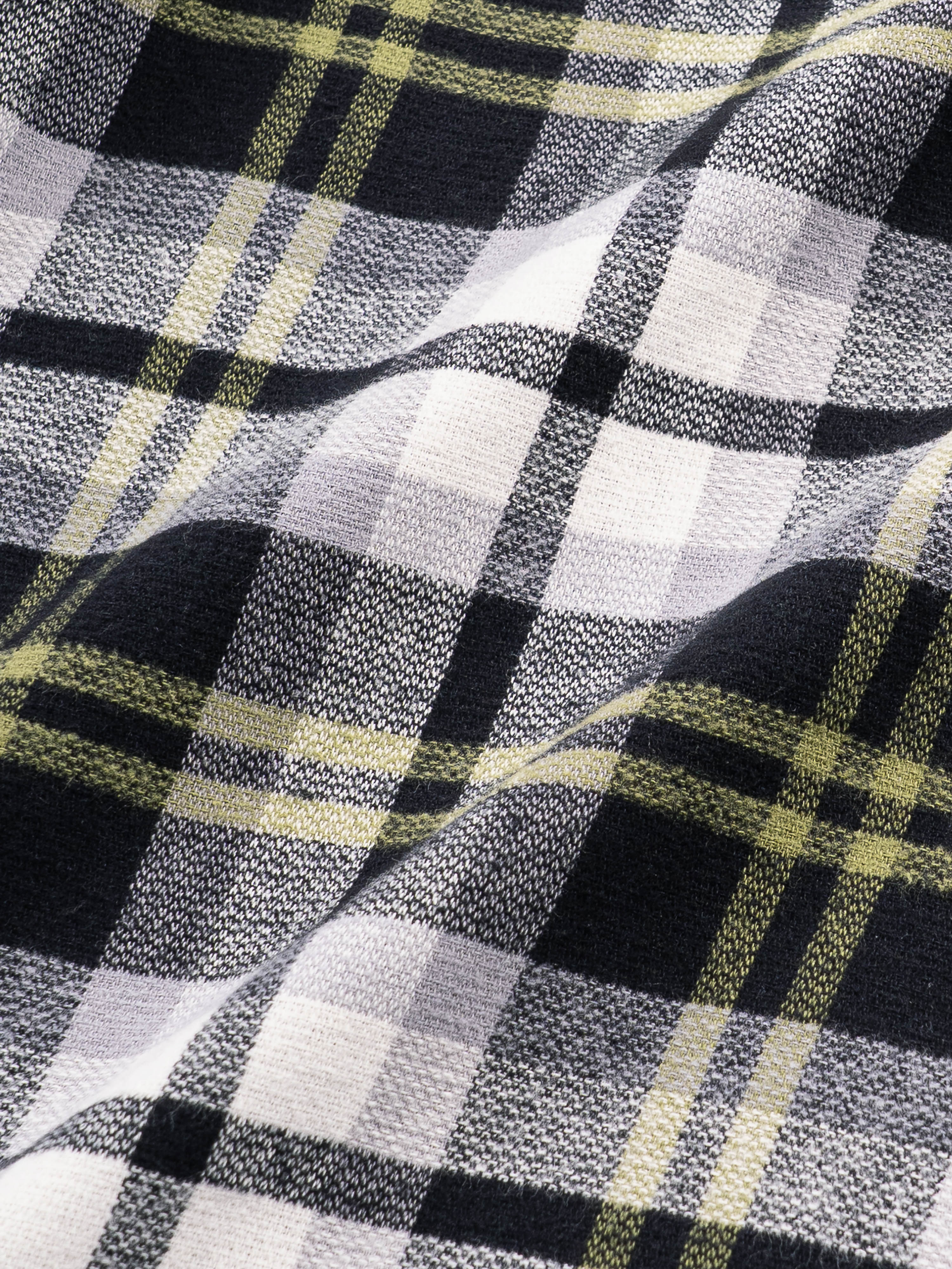 Men Green Checked Shirt