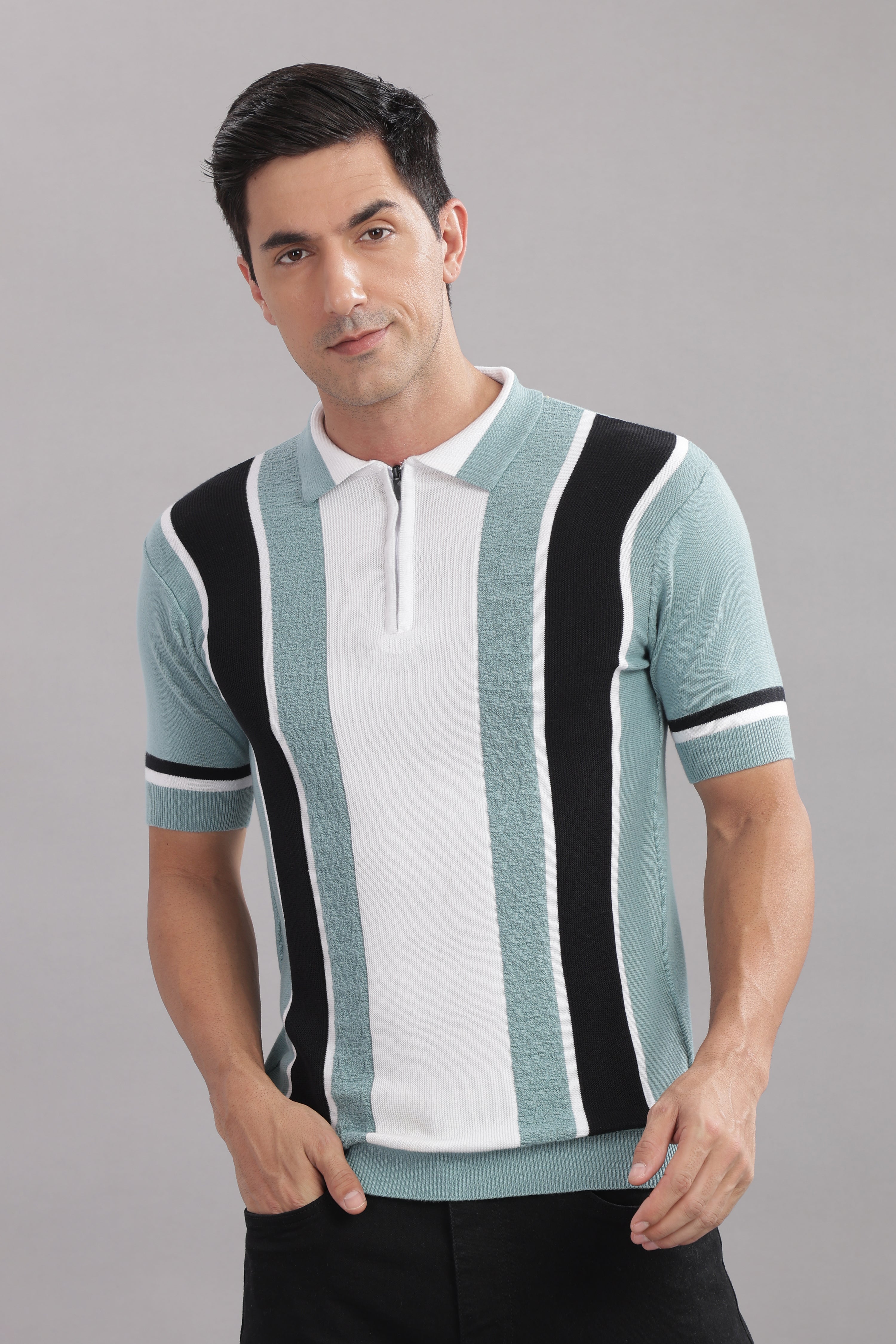 Men Multi Cotton Regular T-Shirt