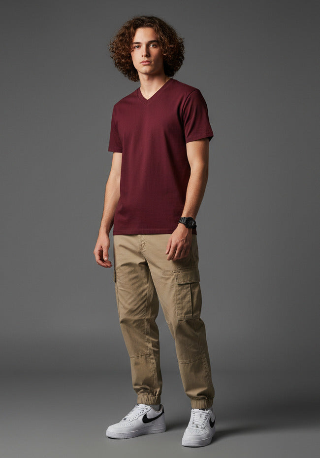 Men Cotton V-Neck T-Shirt Pack of 4