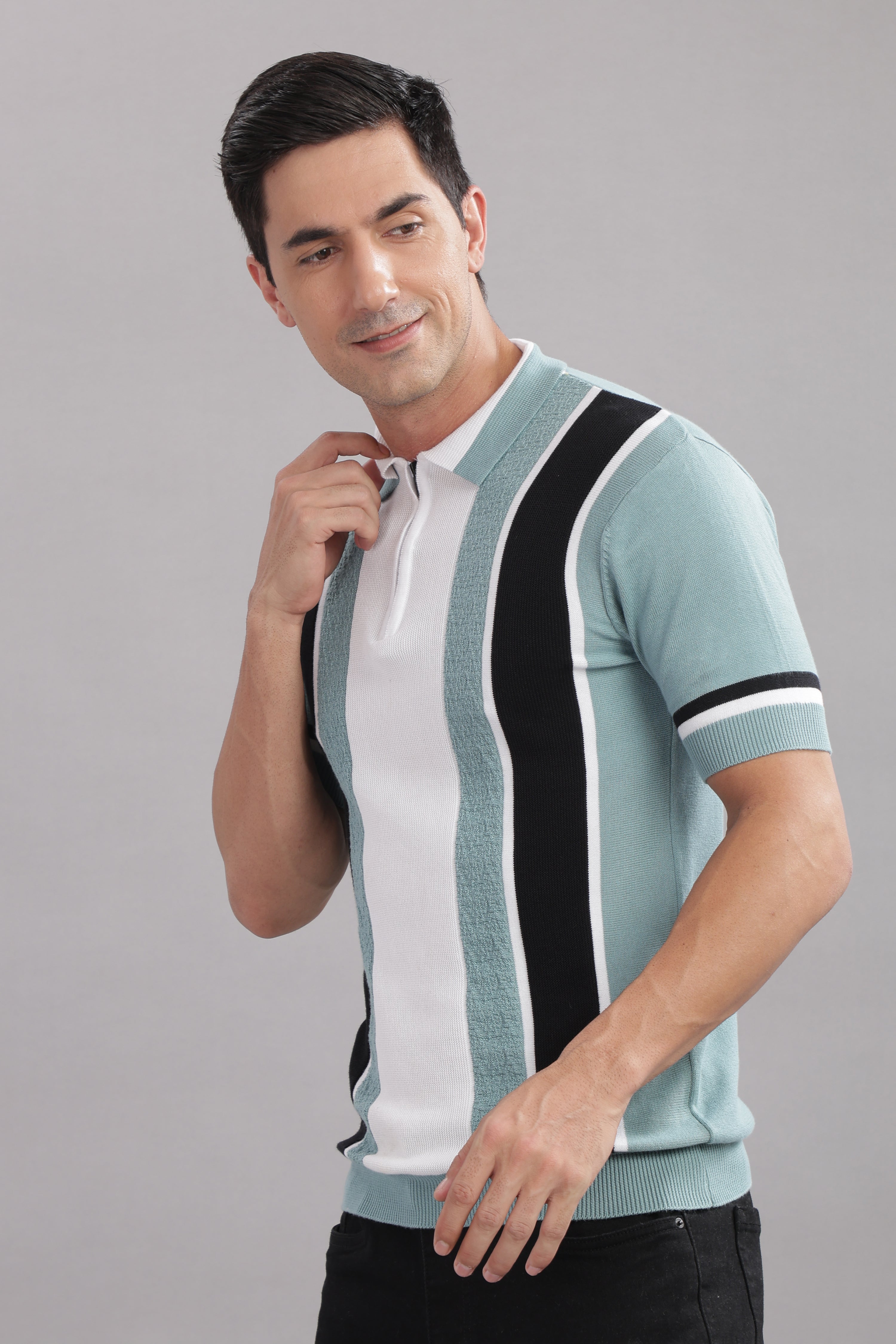 Men Multi Cotton Regular T-Shirt