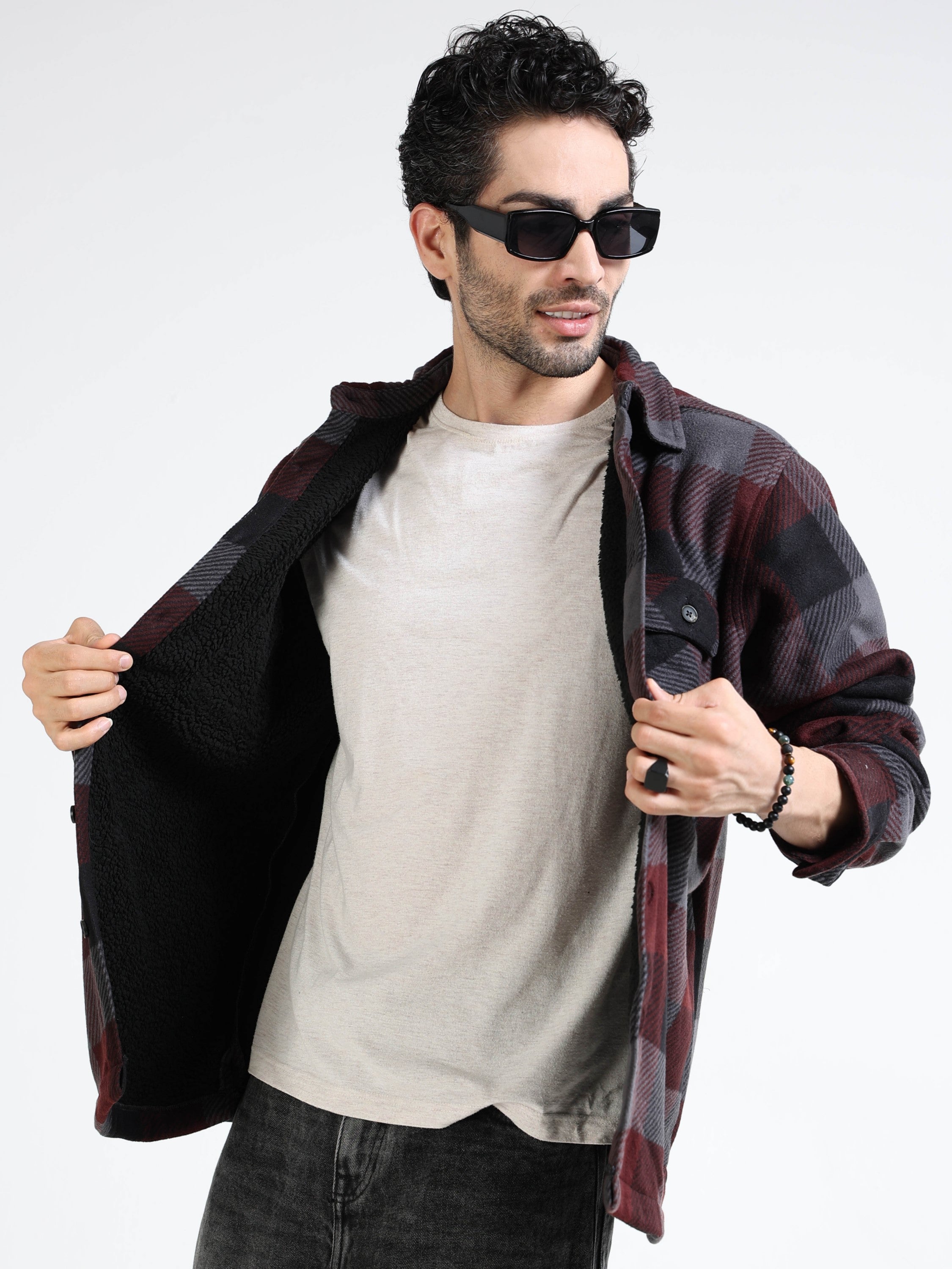 Men’s Polar Fleece Shacket