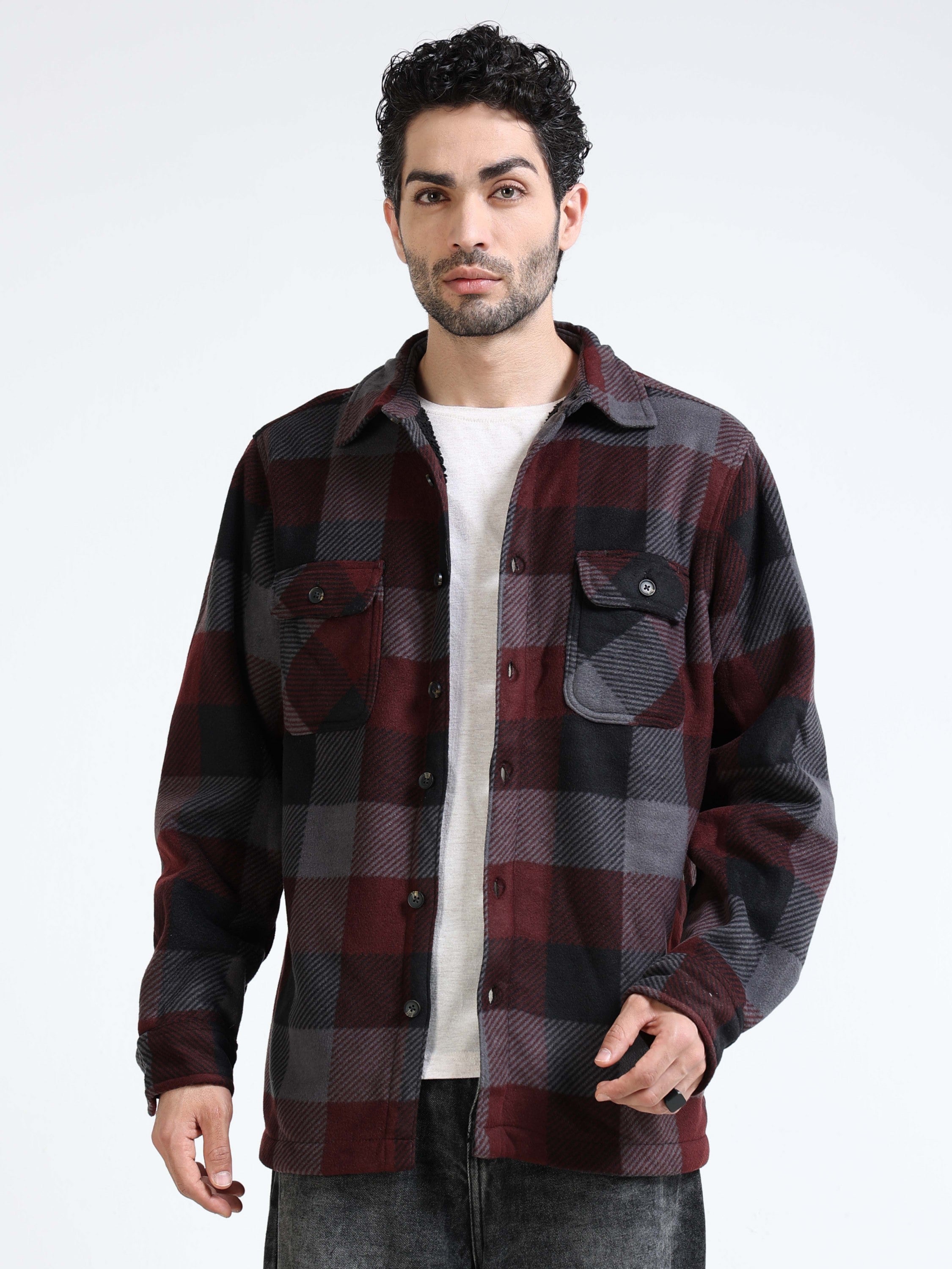 Men’s Polar Fleece Shacket