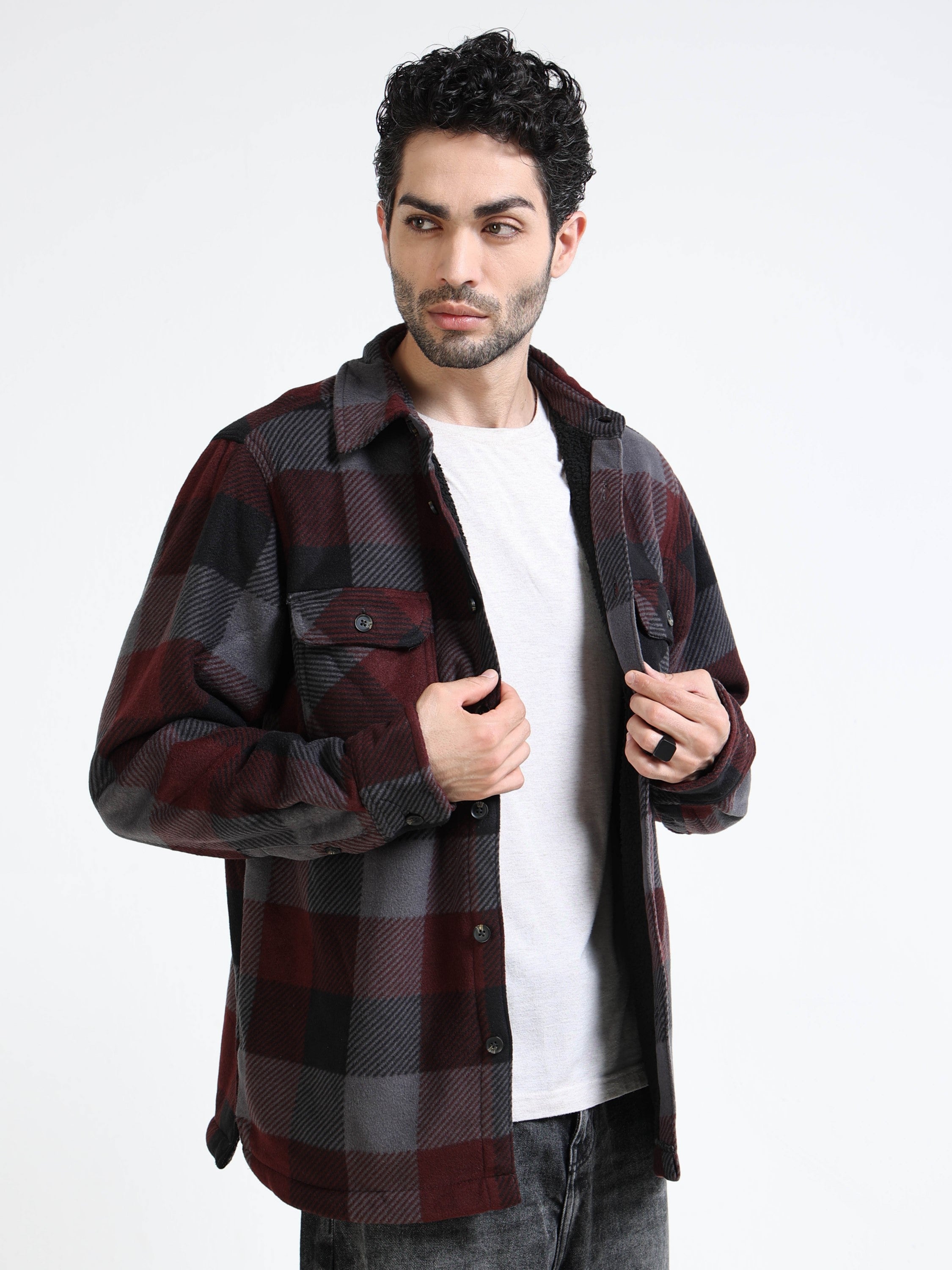 Men’s Polar Fleece Shacket