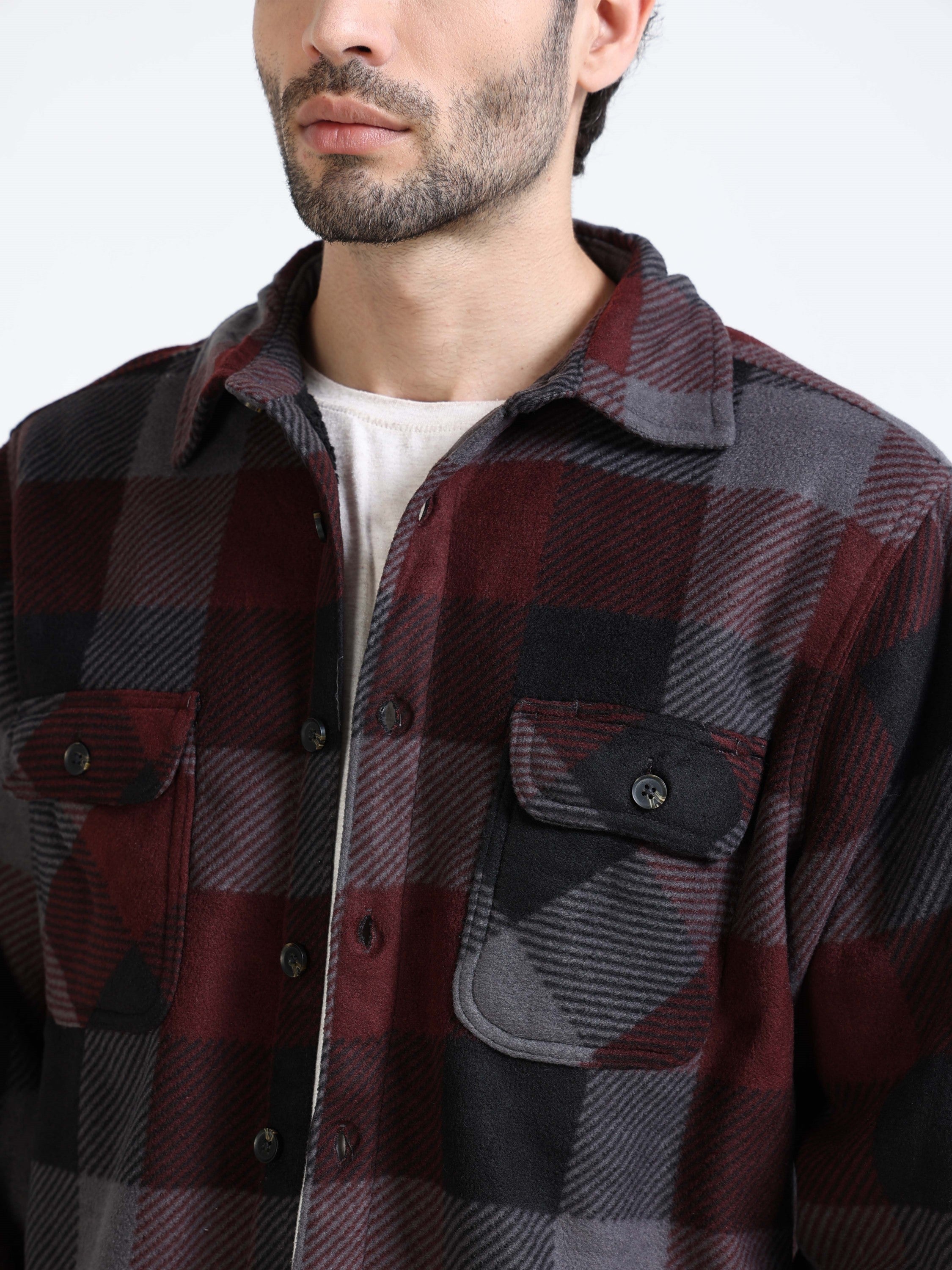 Men’s Polar Fleece Shacket