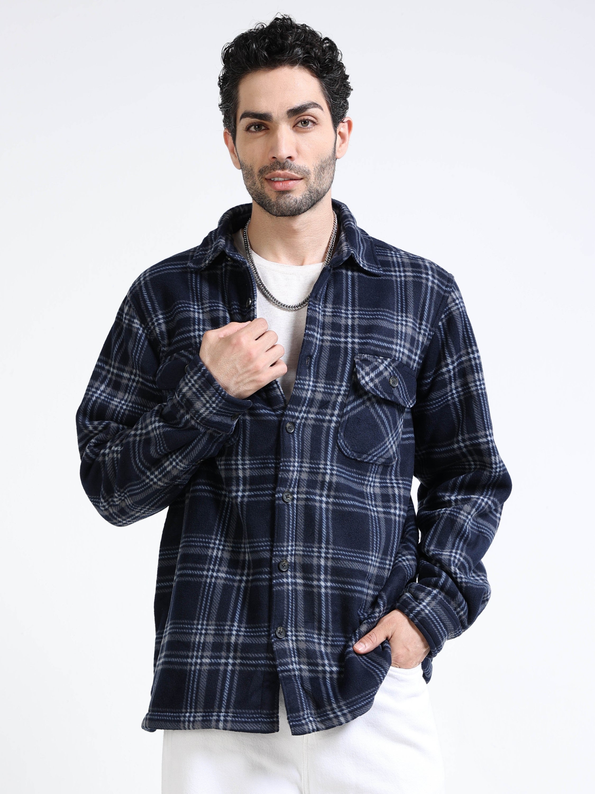 Men’s Polar Fleece Shacket