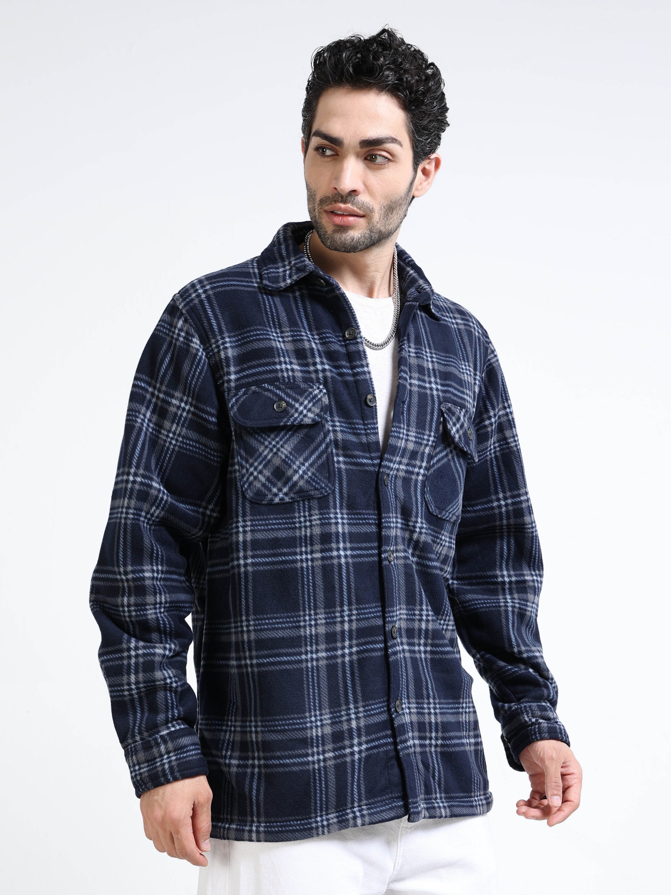 Men’s Polar Fleece Shacket