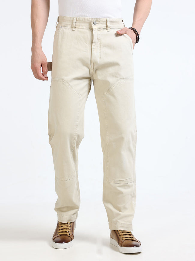 Men Beige Pant