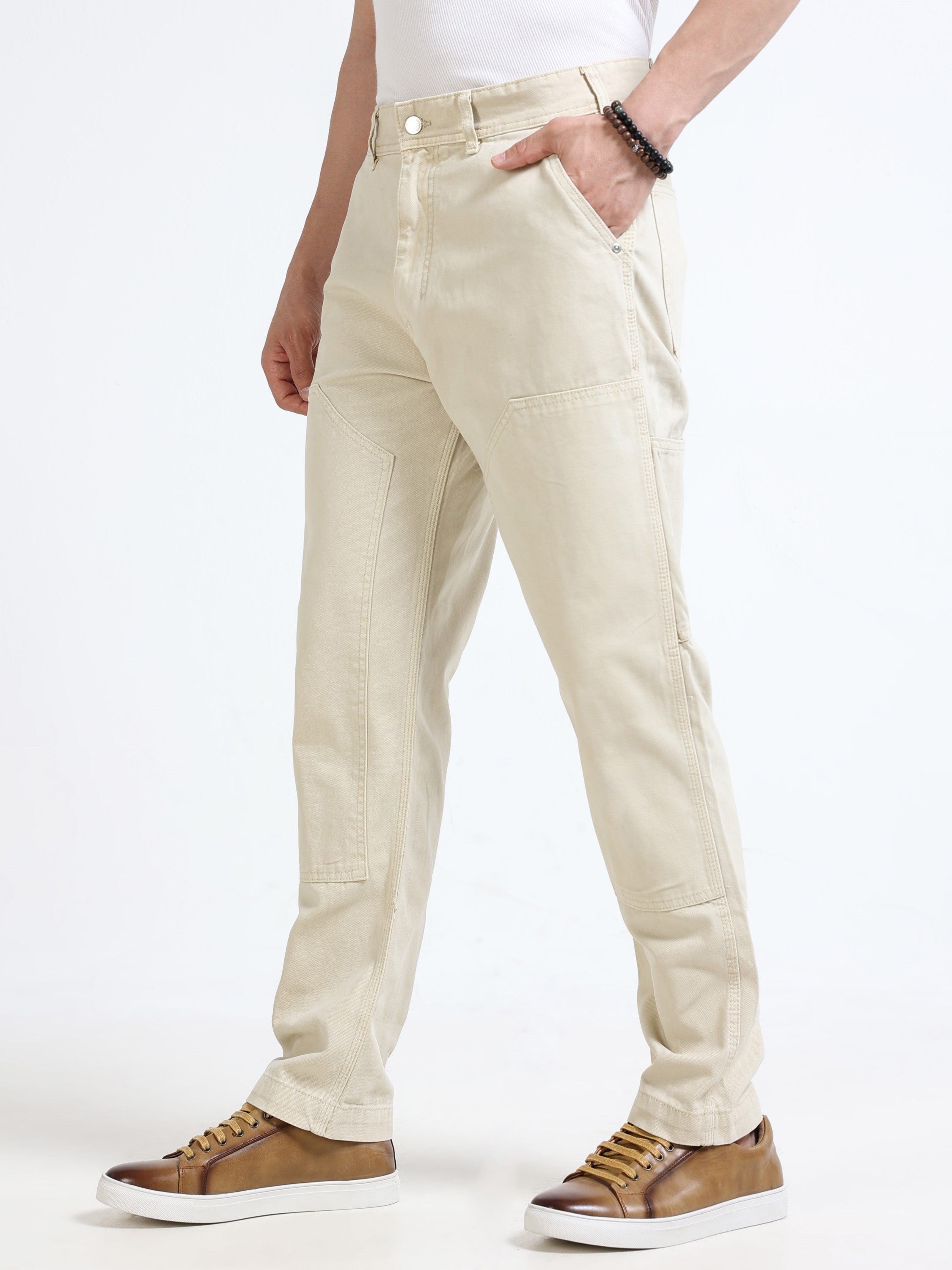 Men Beige Pant
