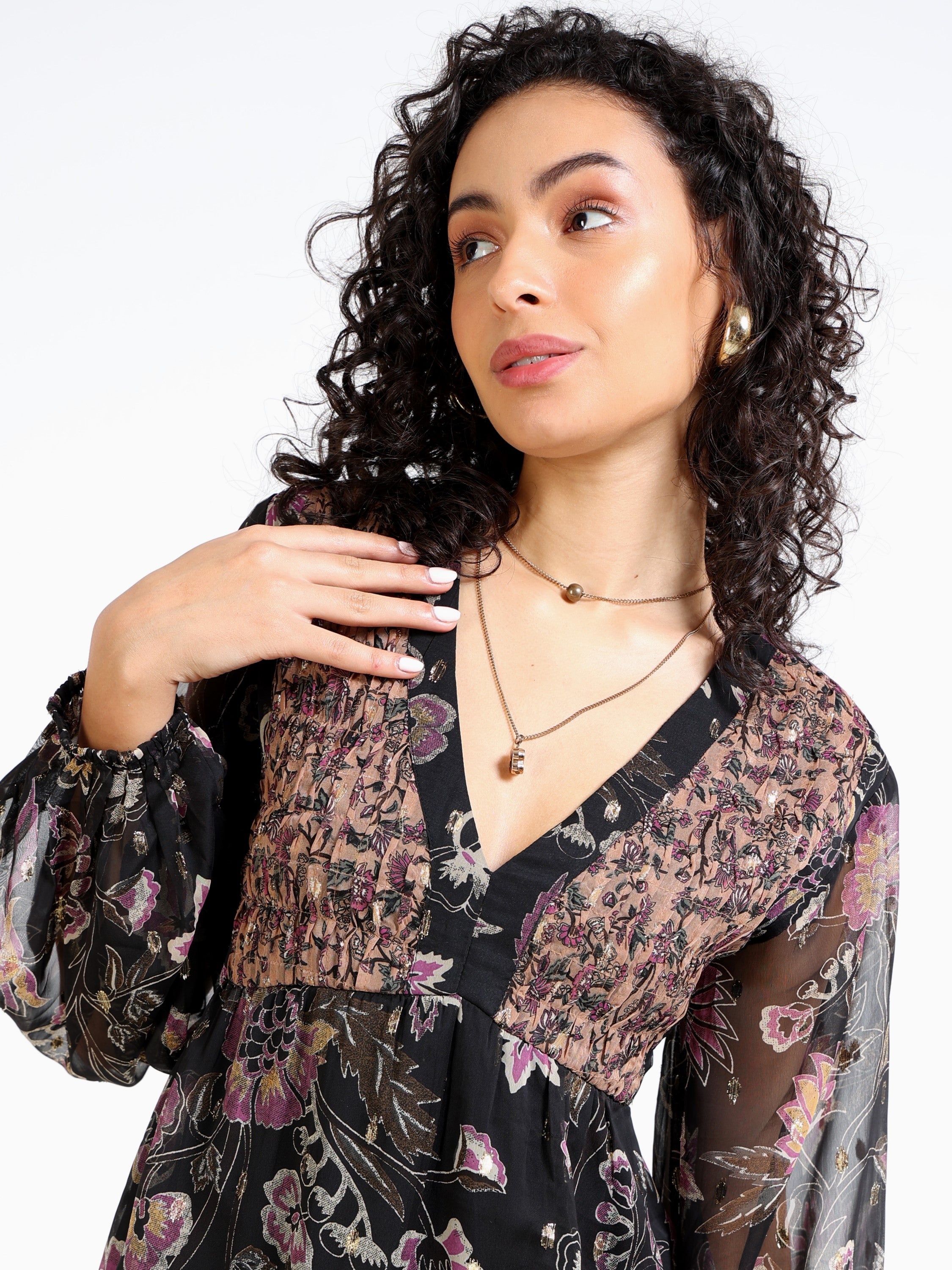 Women Multi Mini Floral Dress