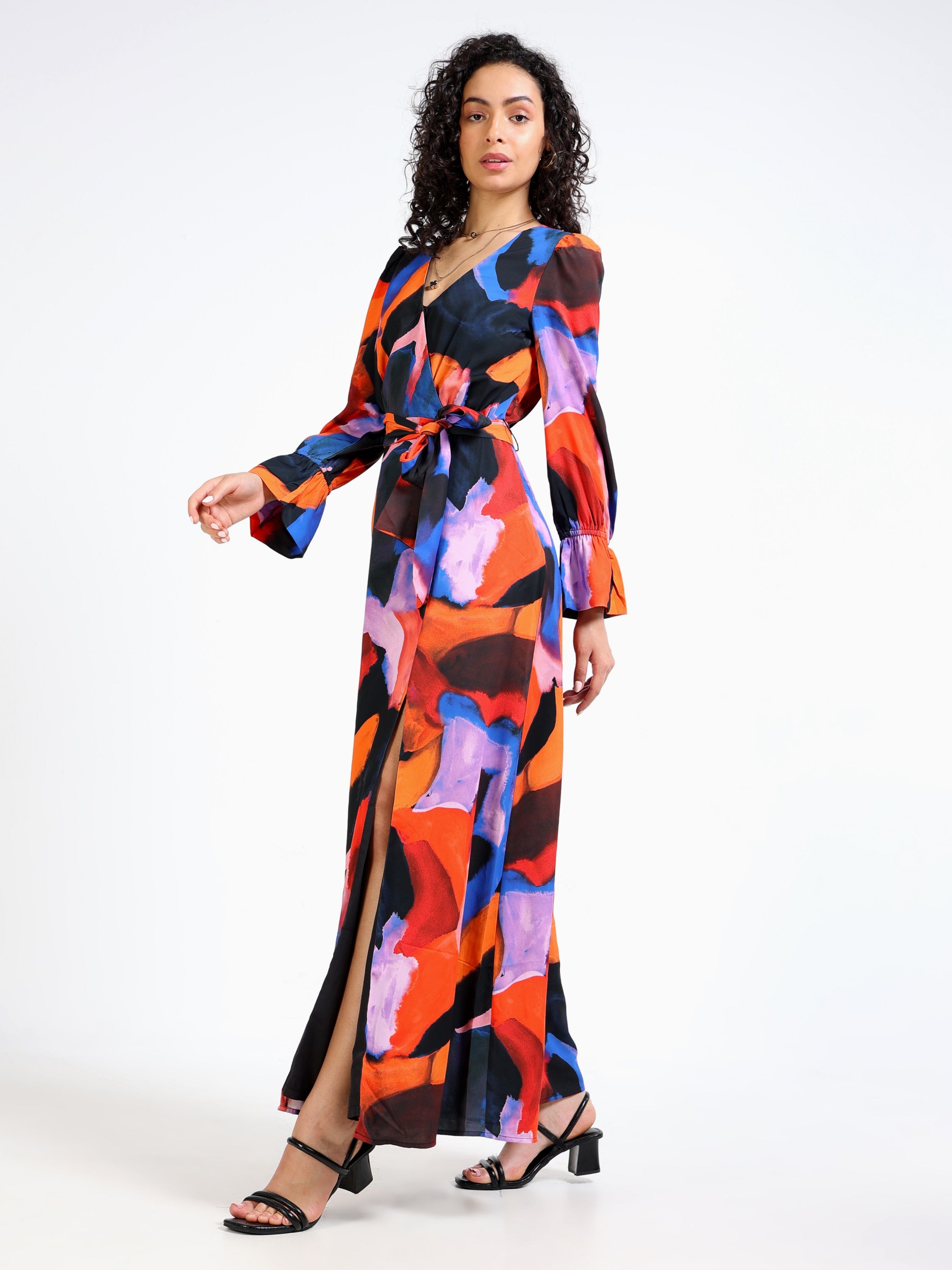 Women Multi Color Maxi Dress