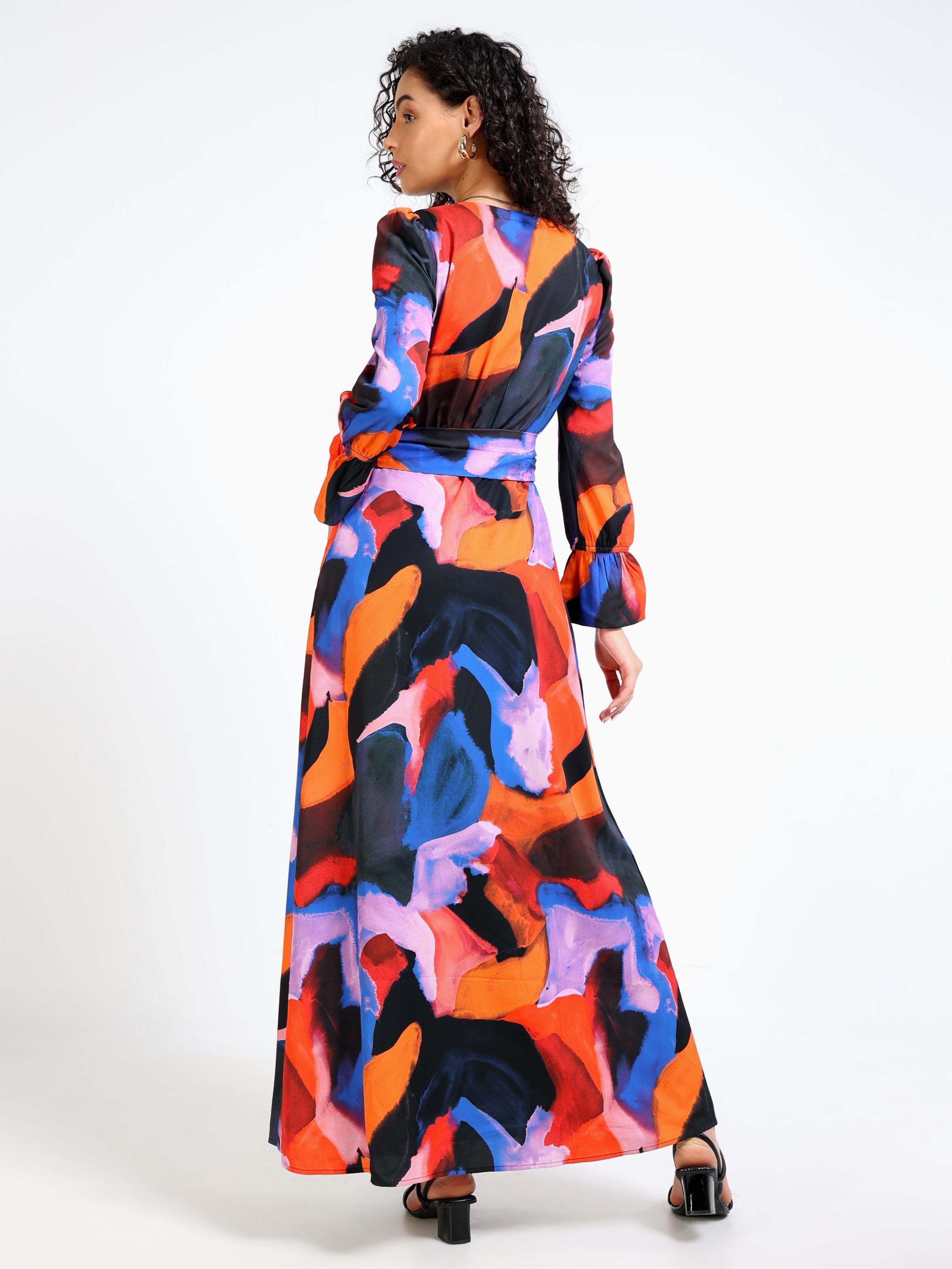 Women Multi Color Maxi Dress