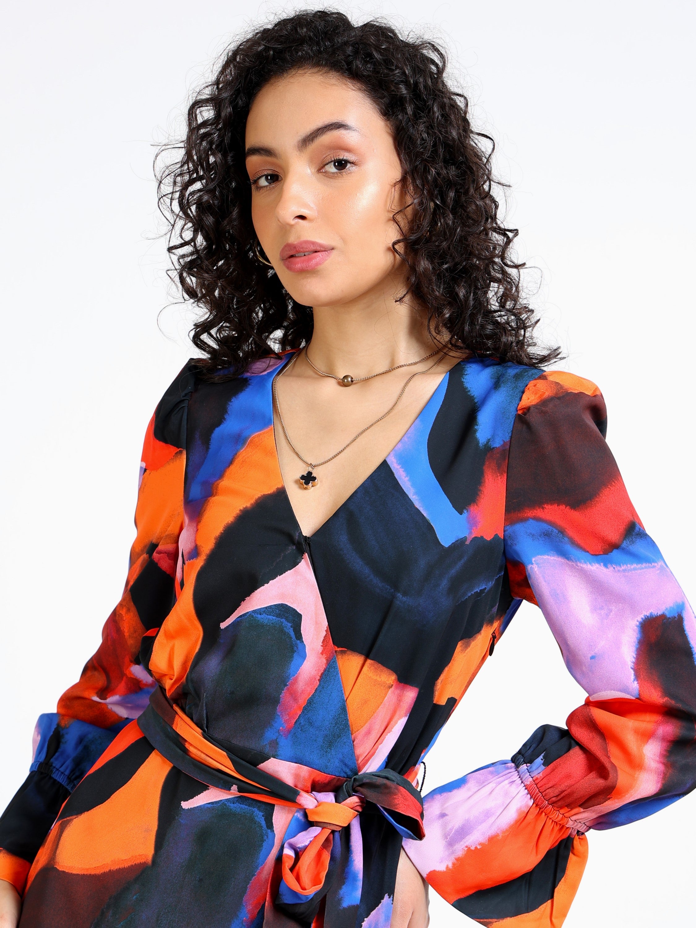 Women Multi Color Maxi Dress
