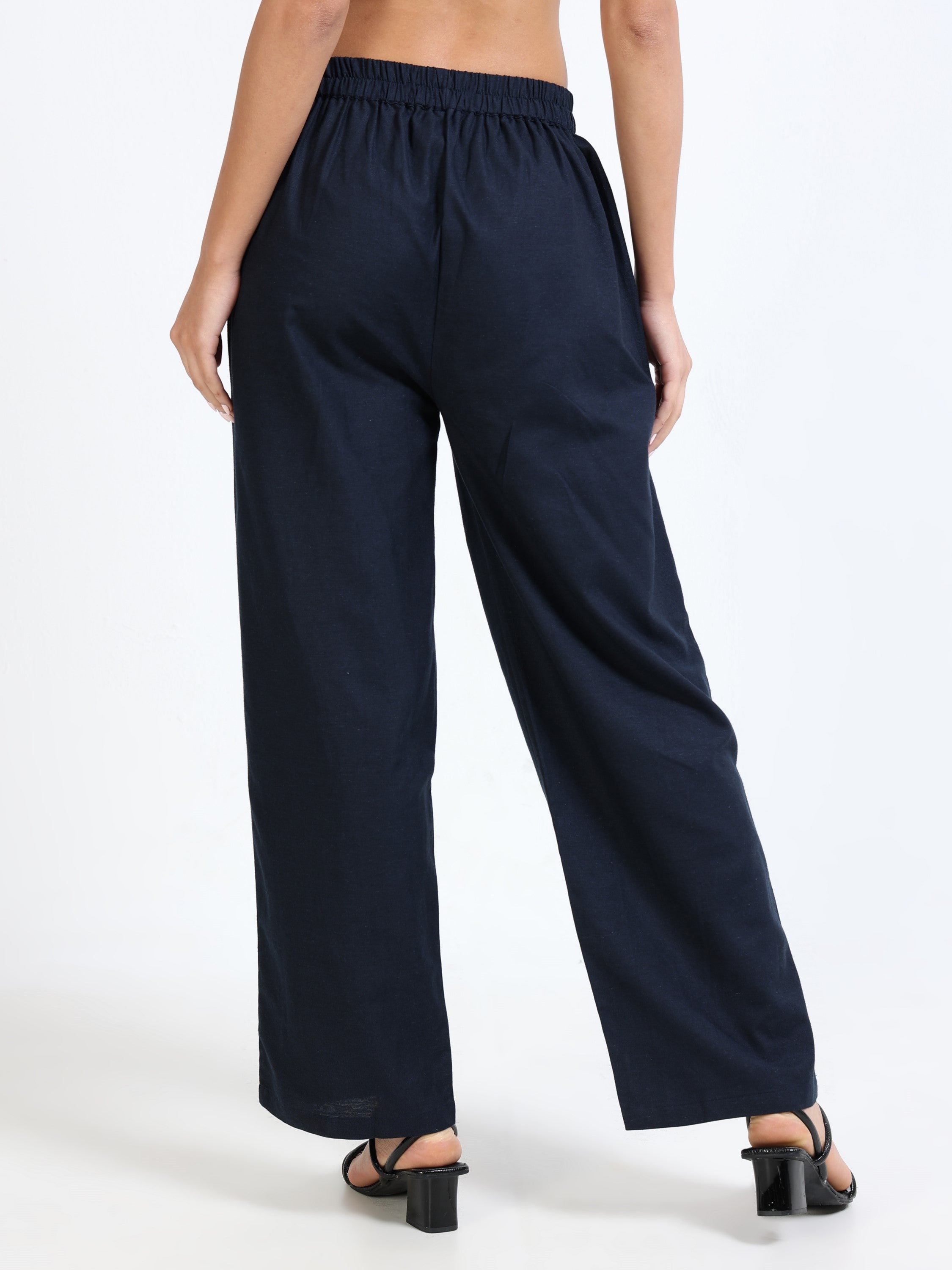 Women Navy Regular Fit Bottom