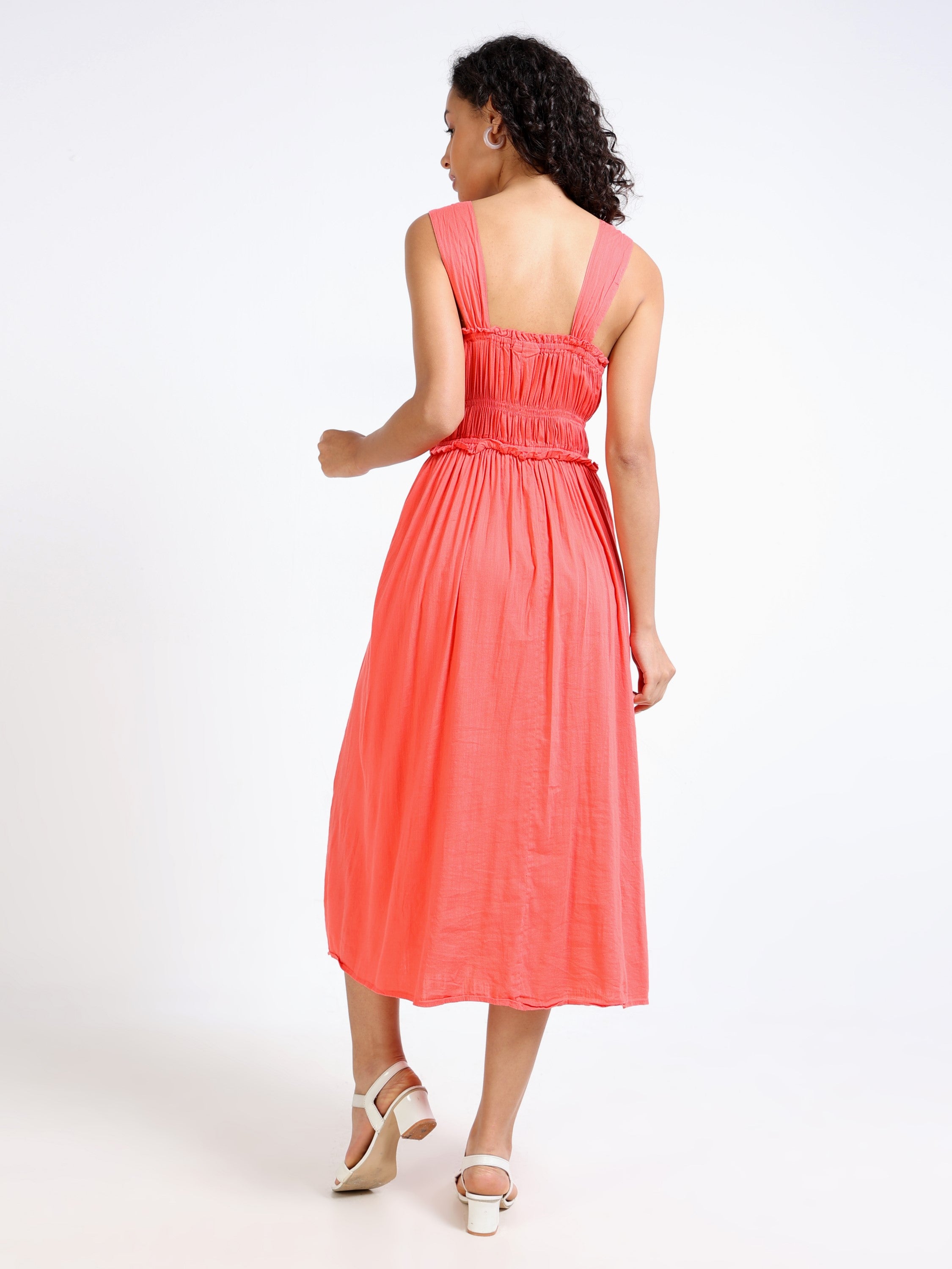 Women Maxi Dress with elasticated waist