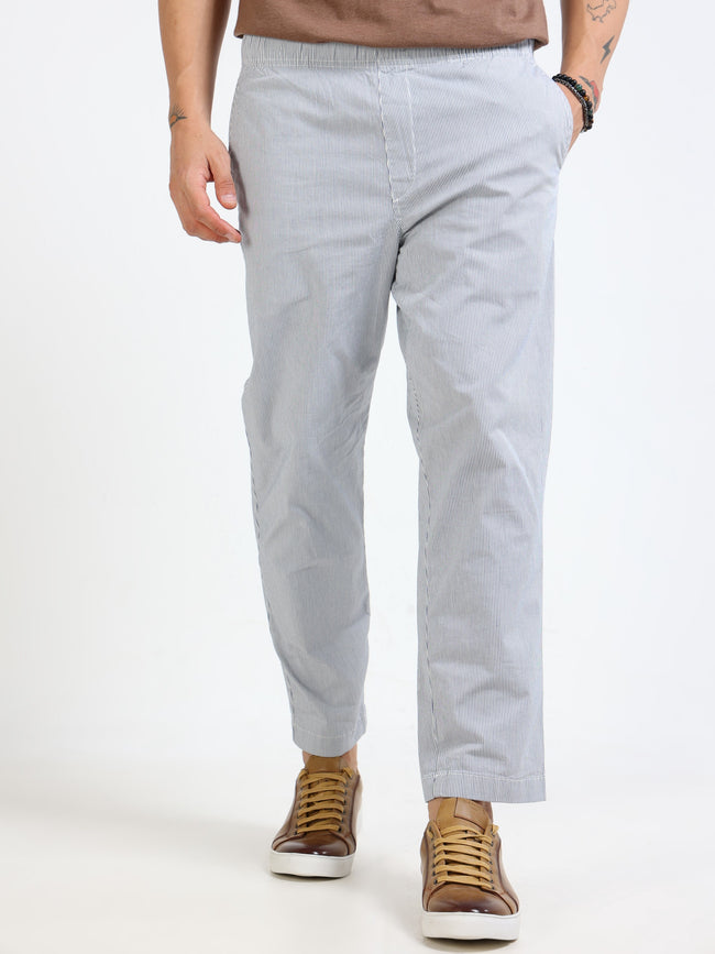 Men Blue Slim fit Pant