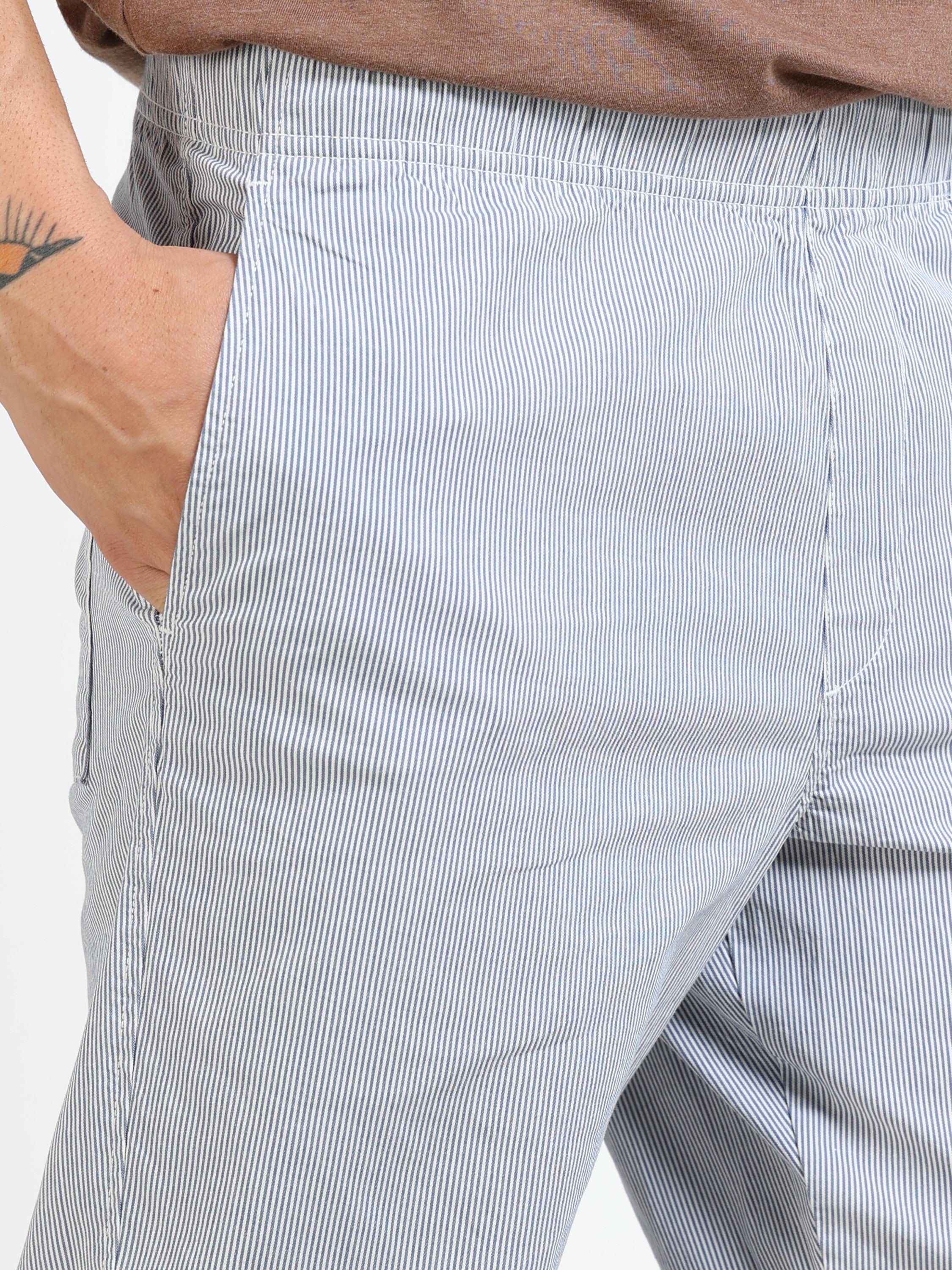 Men Blue Slim fit Pant