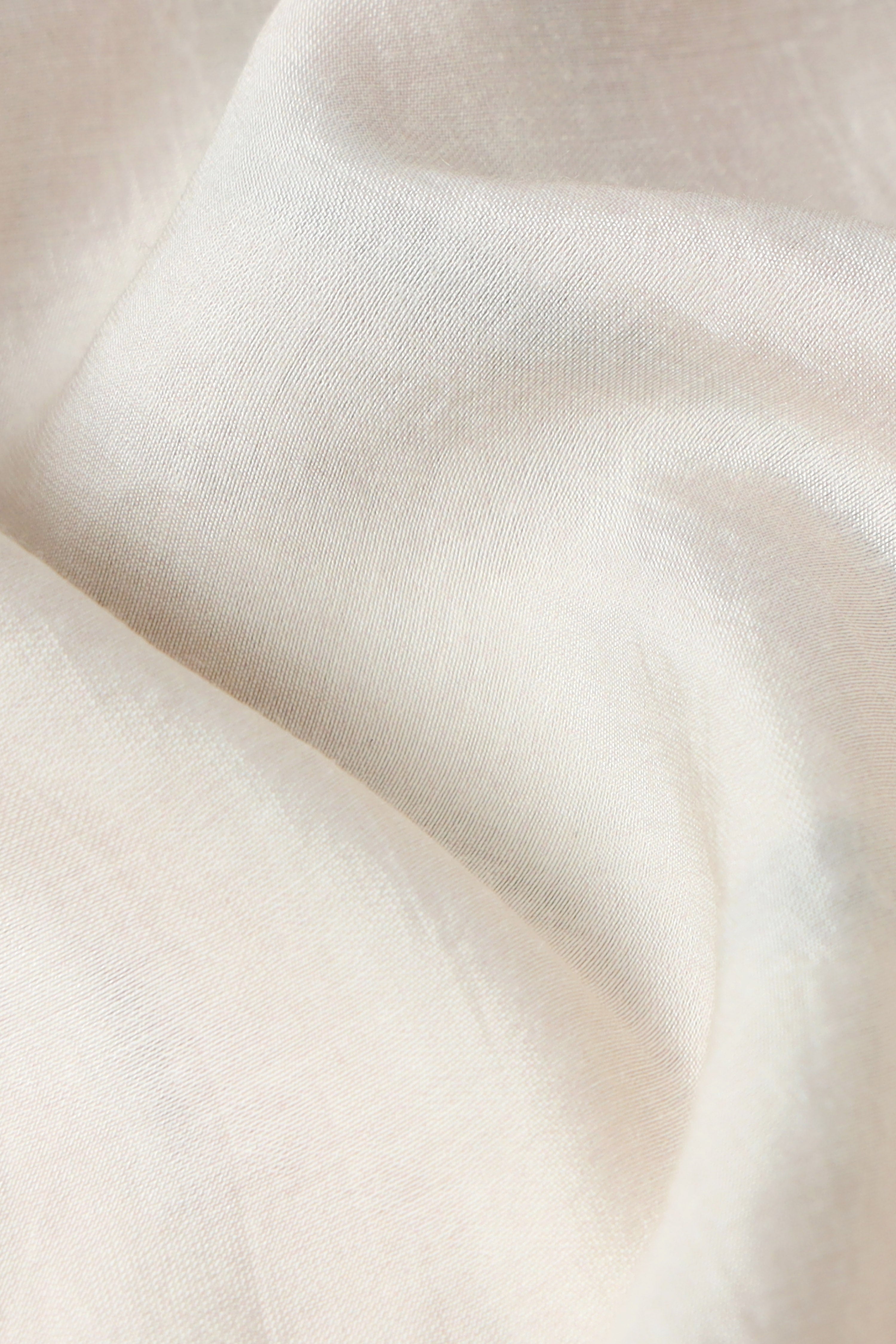 Men Cream Oversized Print Shirt