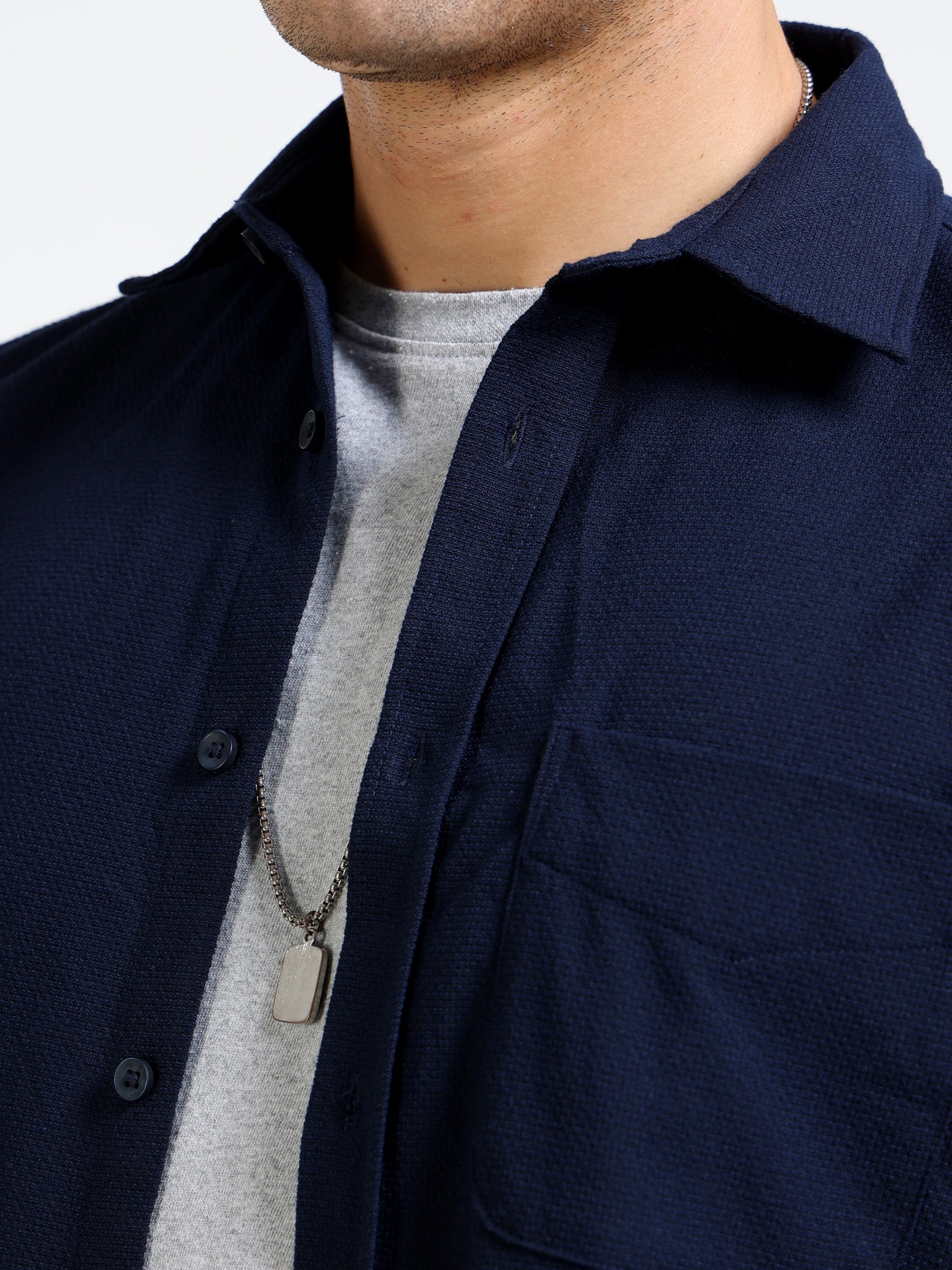 Men Blue Regular Fit Shirt