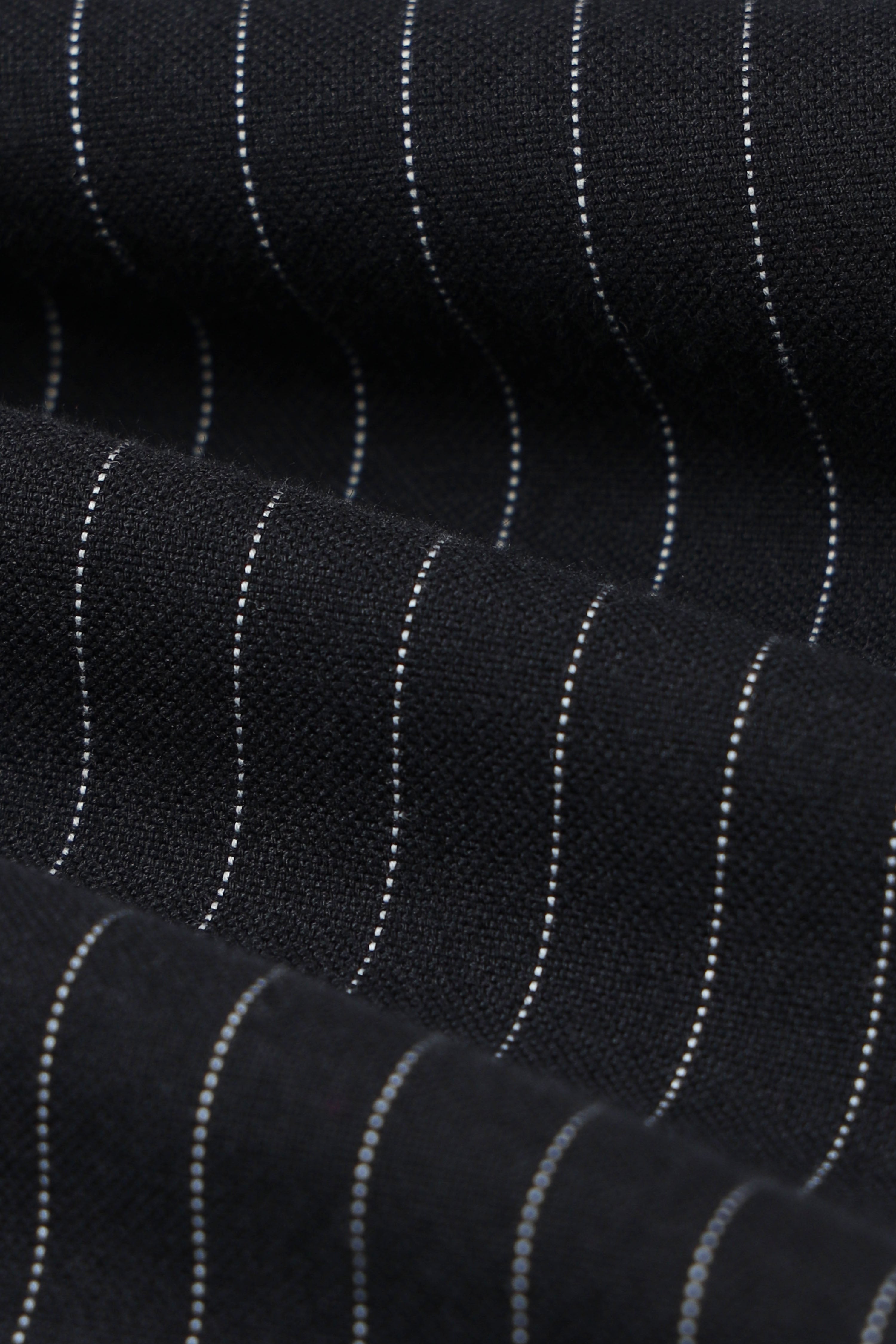 Men Black Striped Cotton Shirt