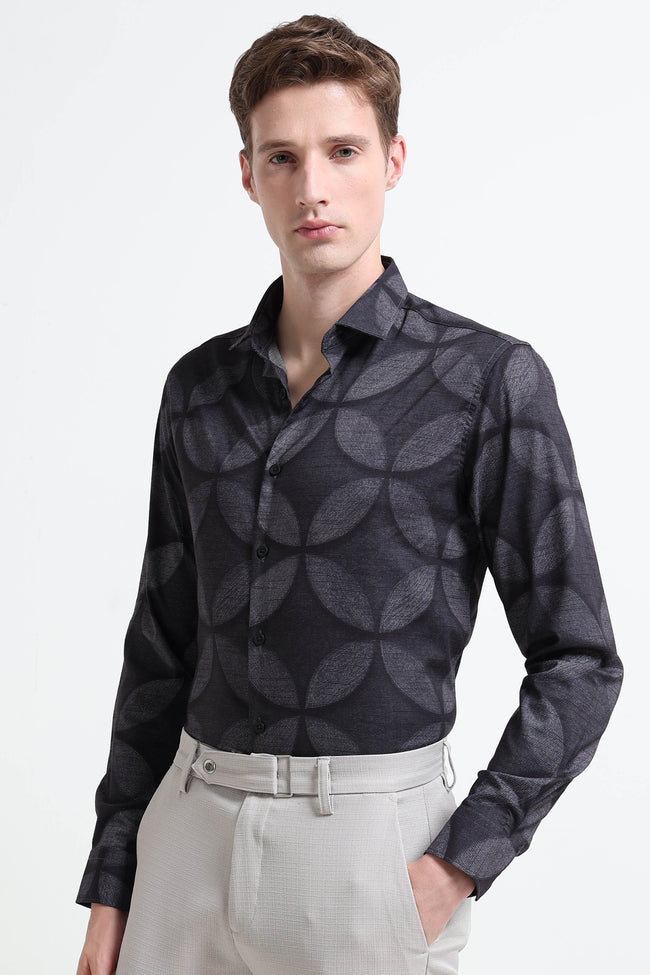Men Multi Printed Cotton Blend Shirt