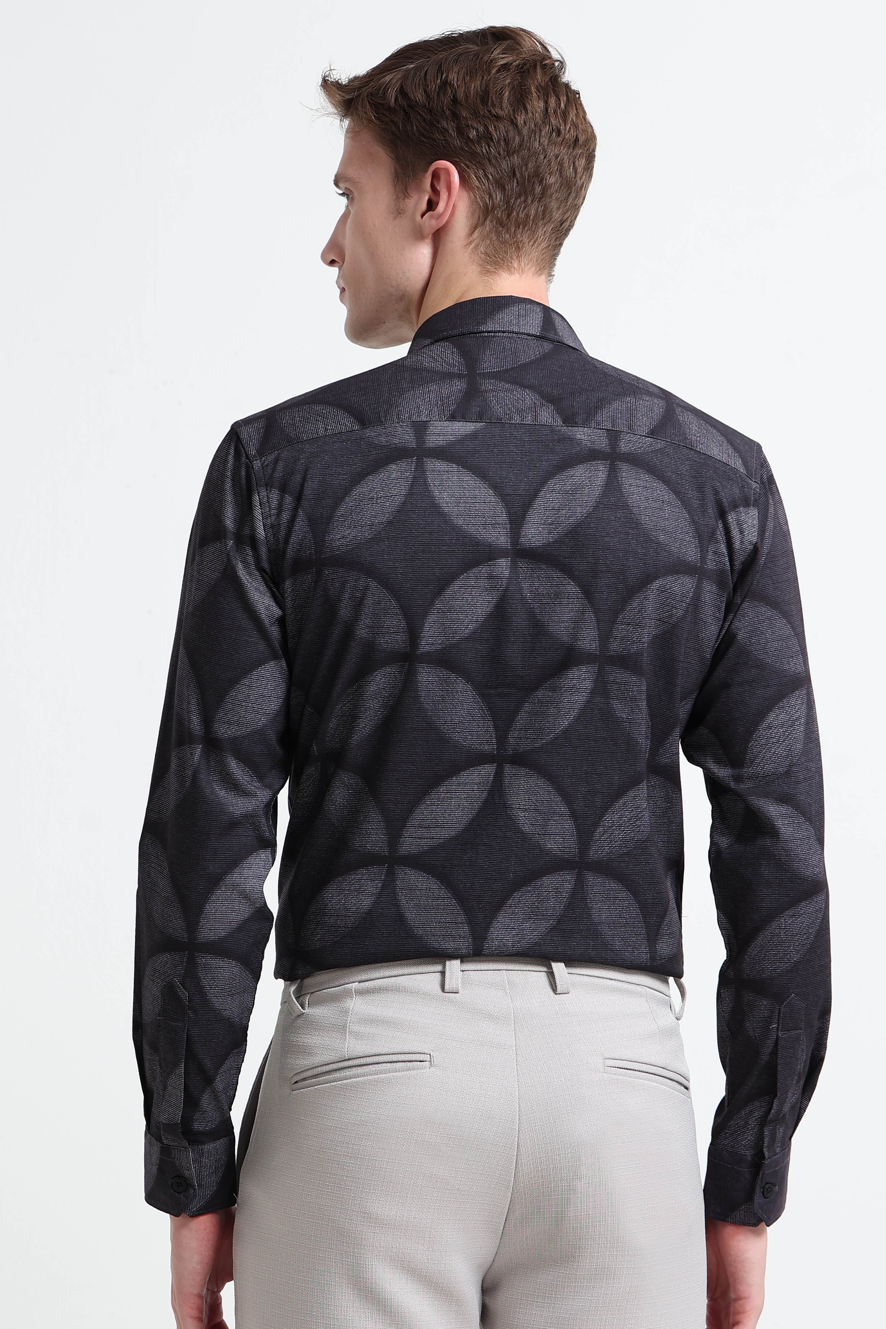 Men Multi Printed Cotton Blend Shirt