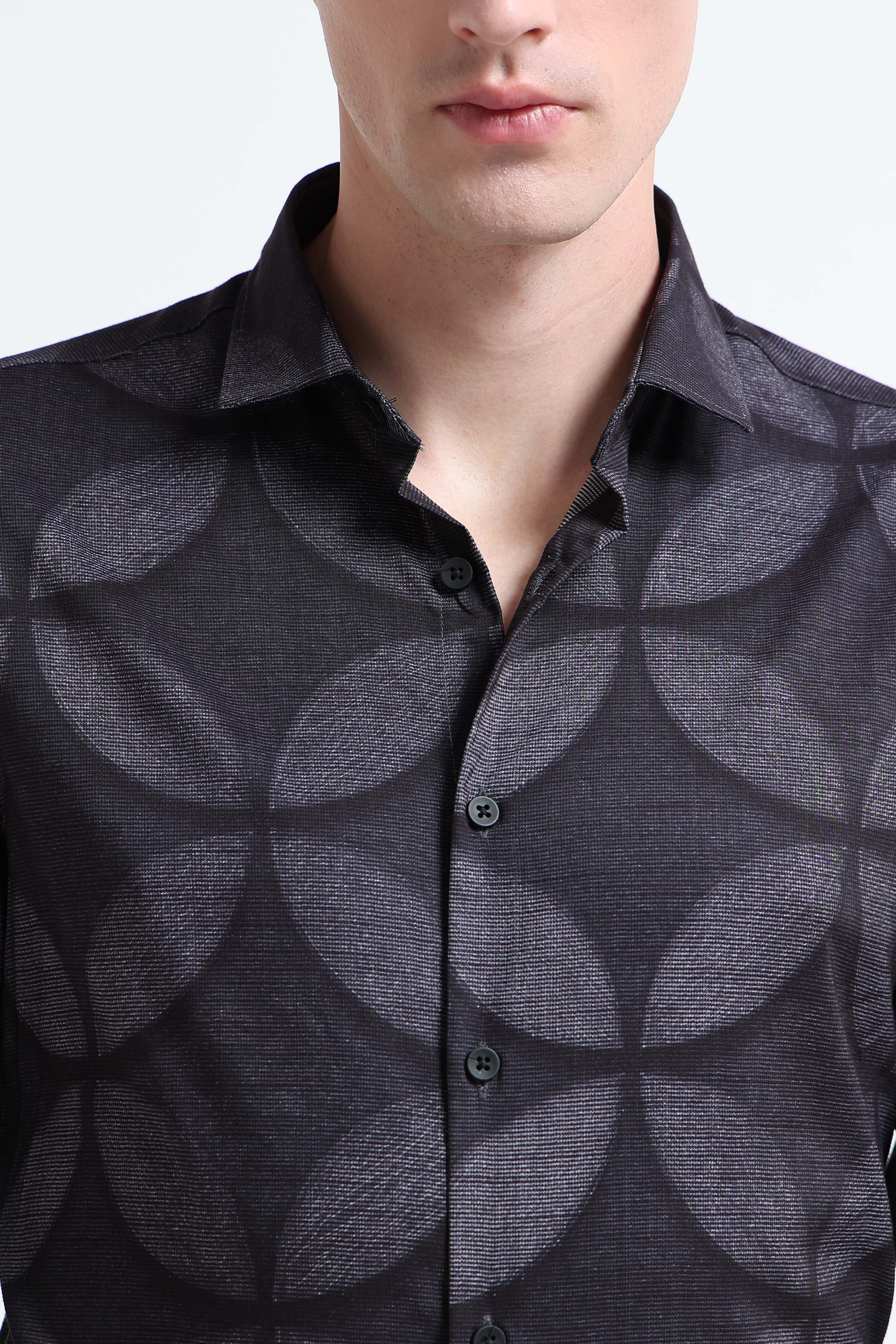 Men Multi Printed Cotton Blend Shirt