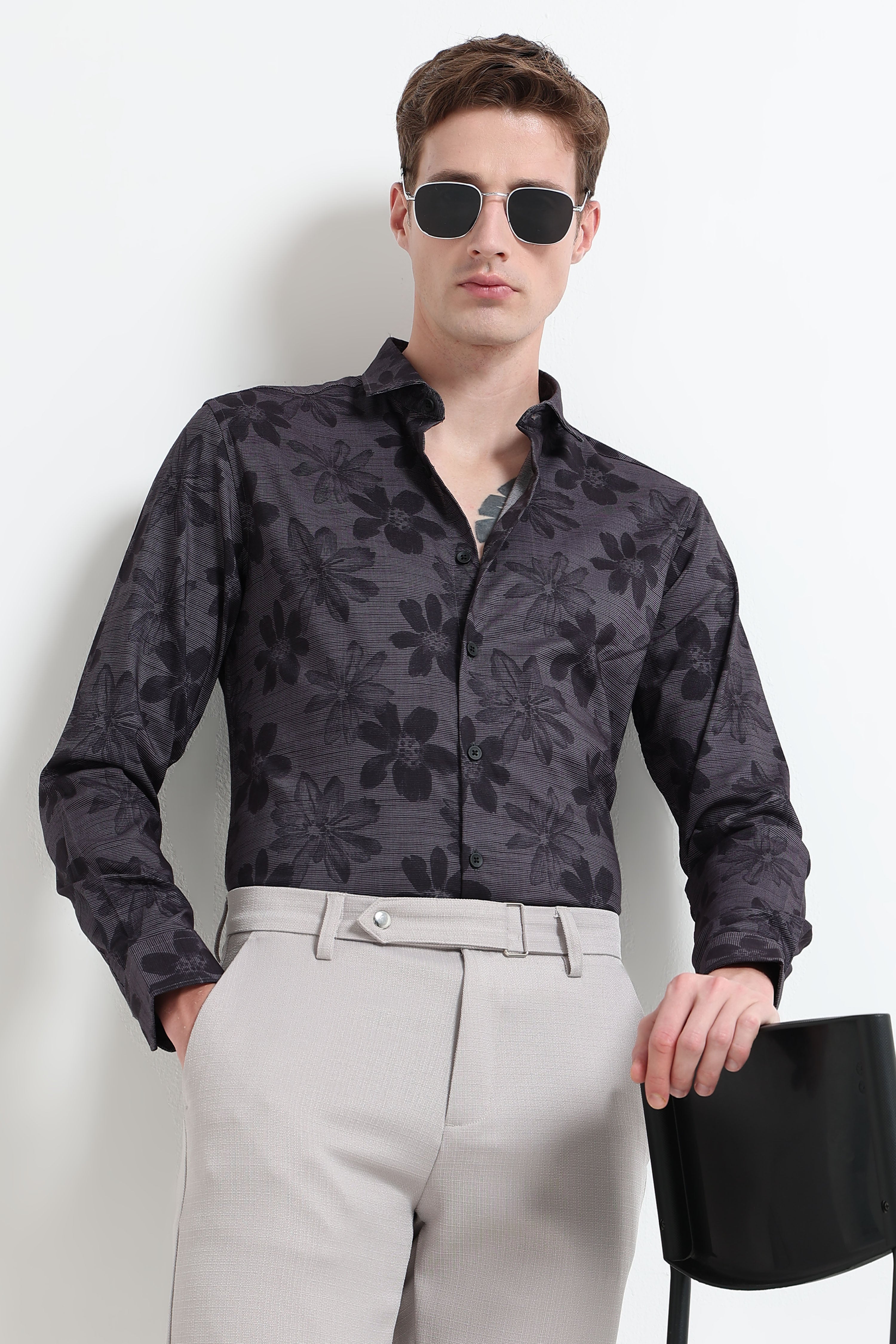 Men Multi Printed Cotton Blend Shirt
