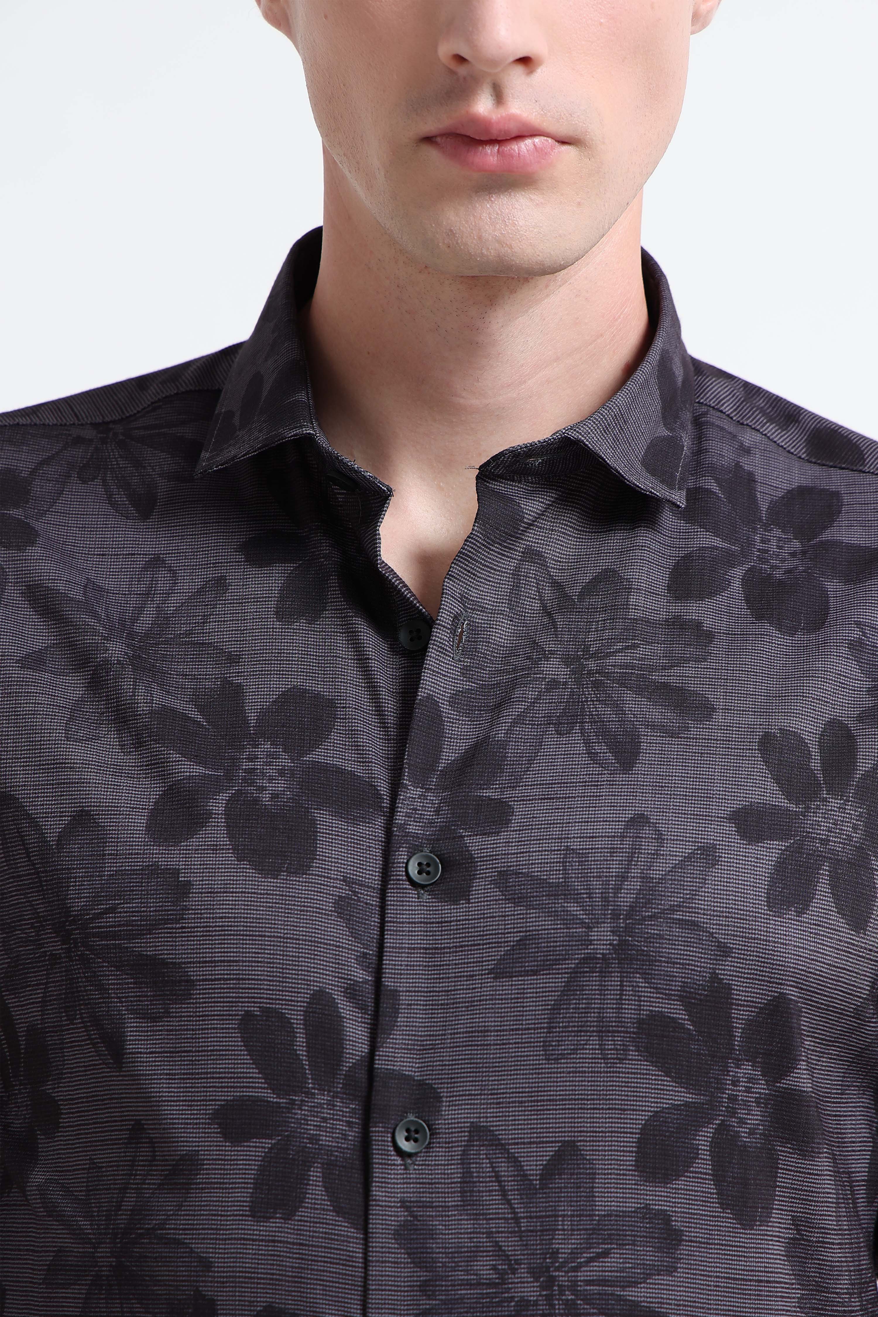 Men Multi Printed Cotton Blend Shirt
