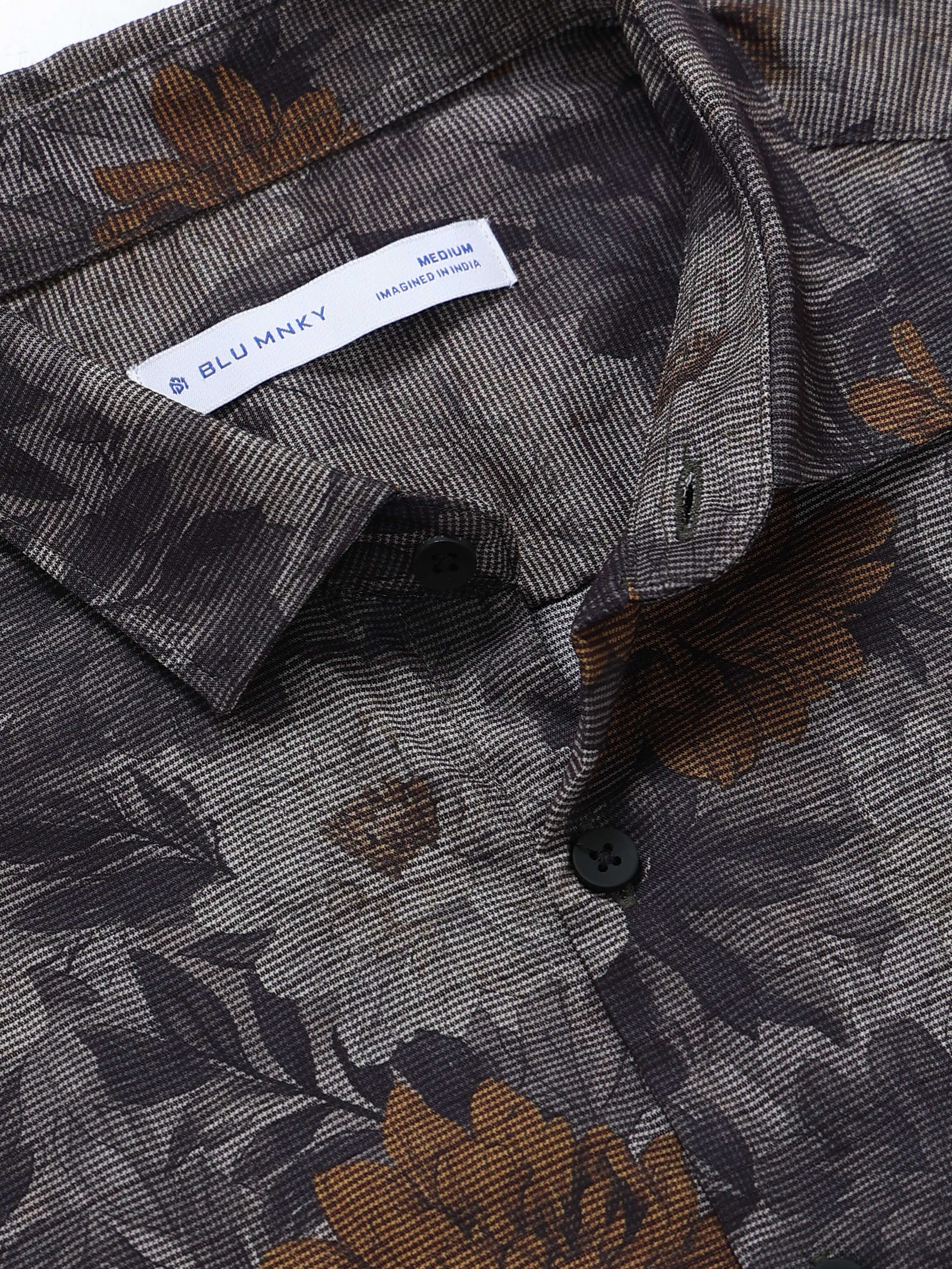 Men Multi Printed Cotton Blend Shirt