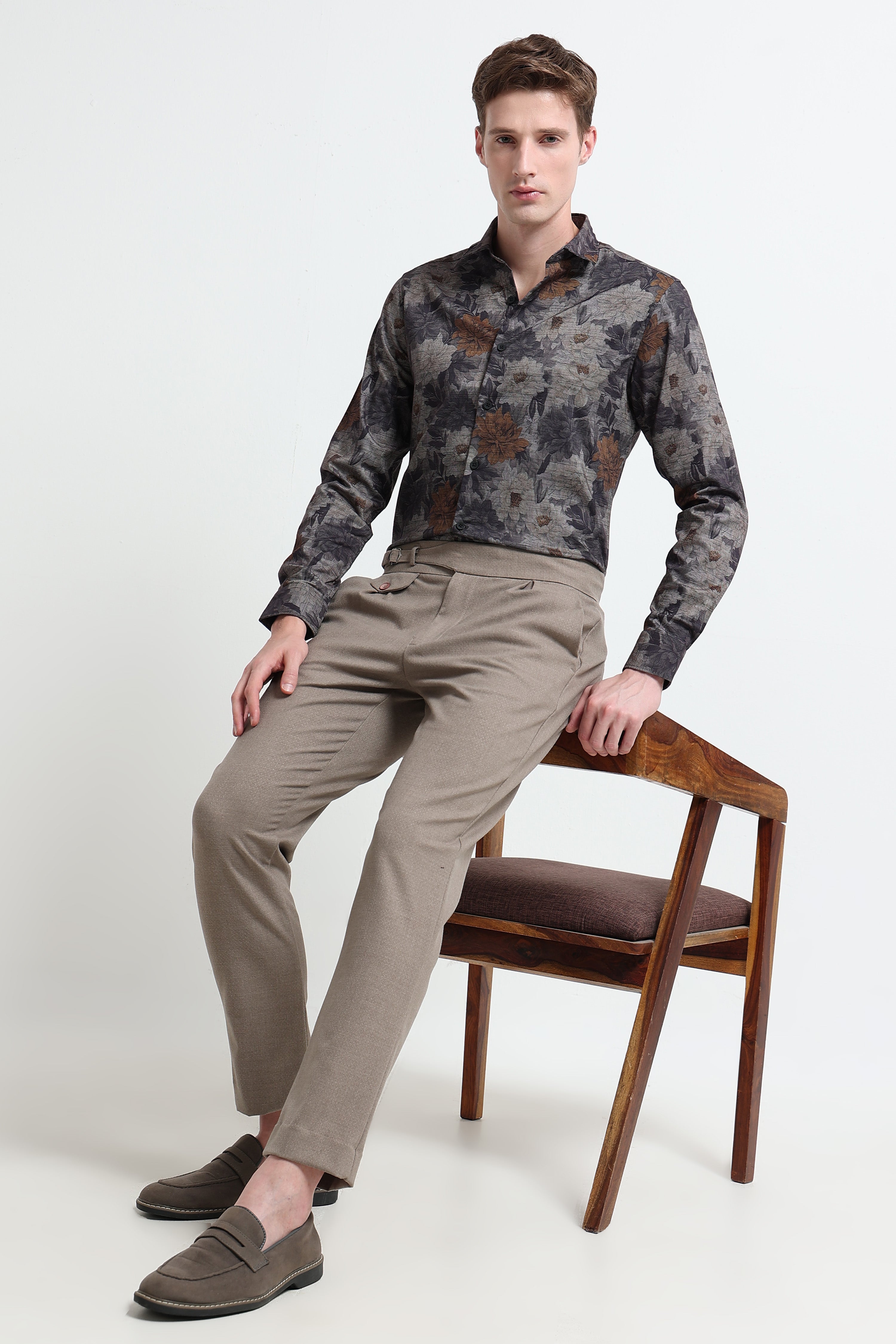 Men Multi Printed Cotton Blend Shirt