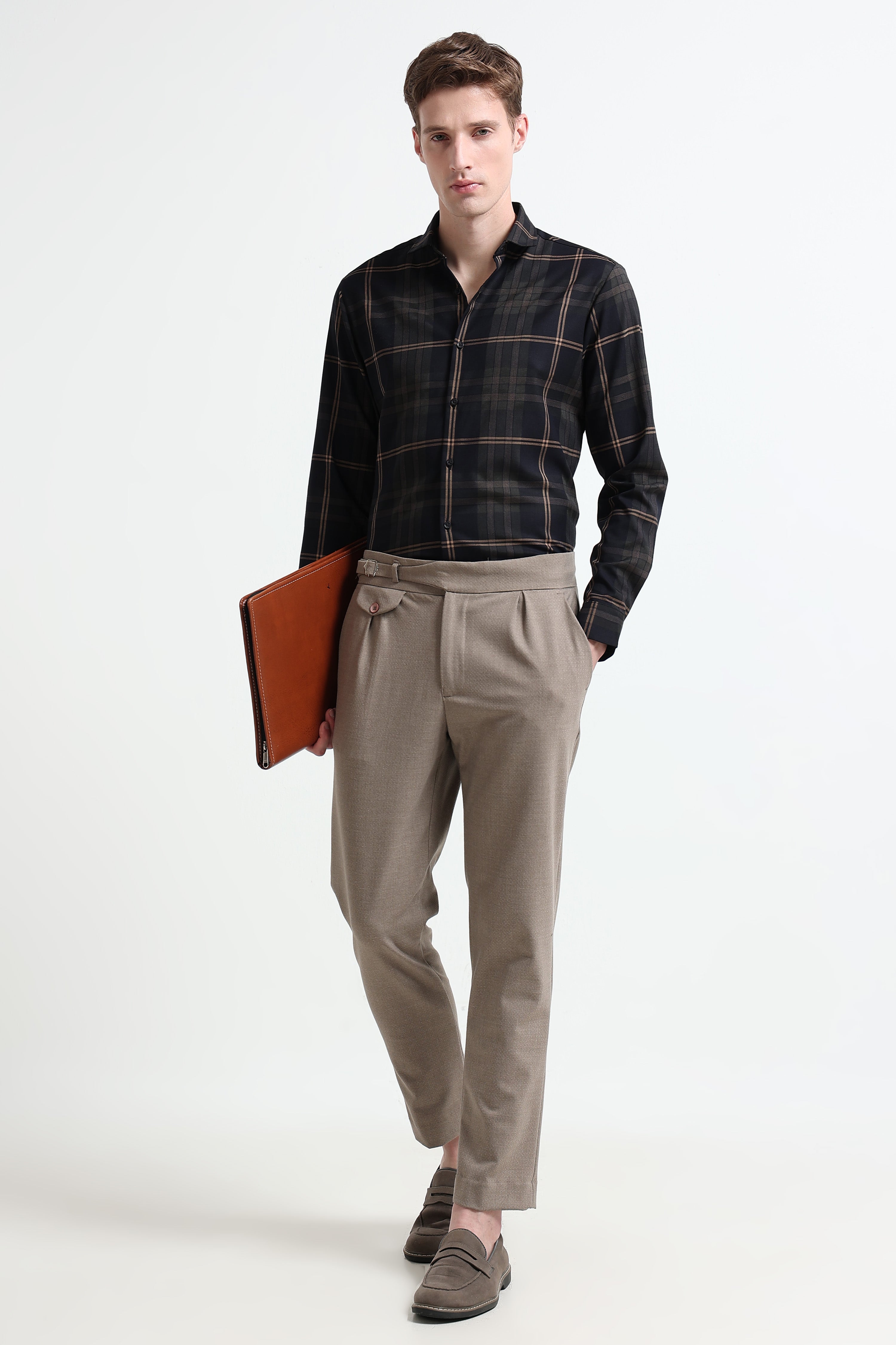 Men Multi Checked Slim Fit Shirt