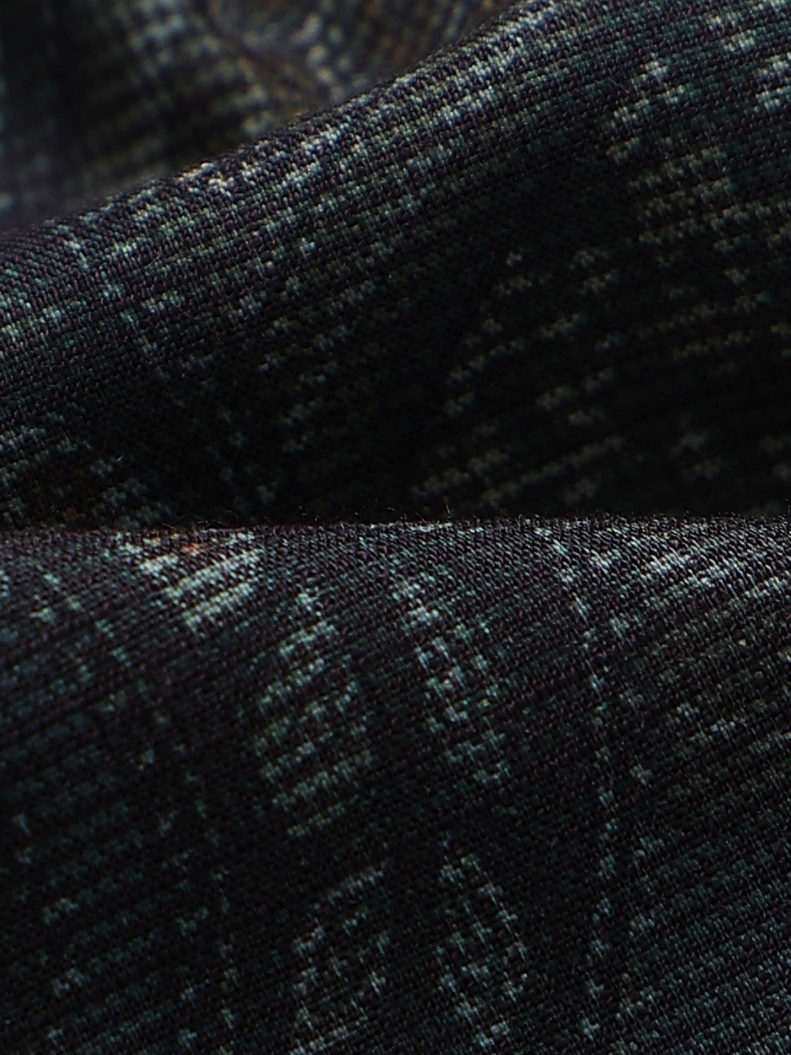 Men Green Printed Cotton Blend Shirt