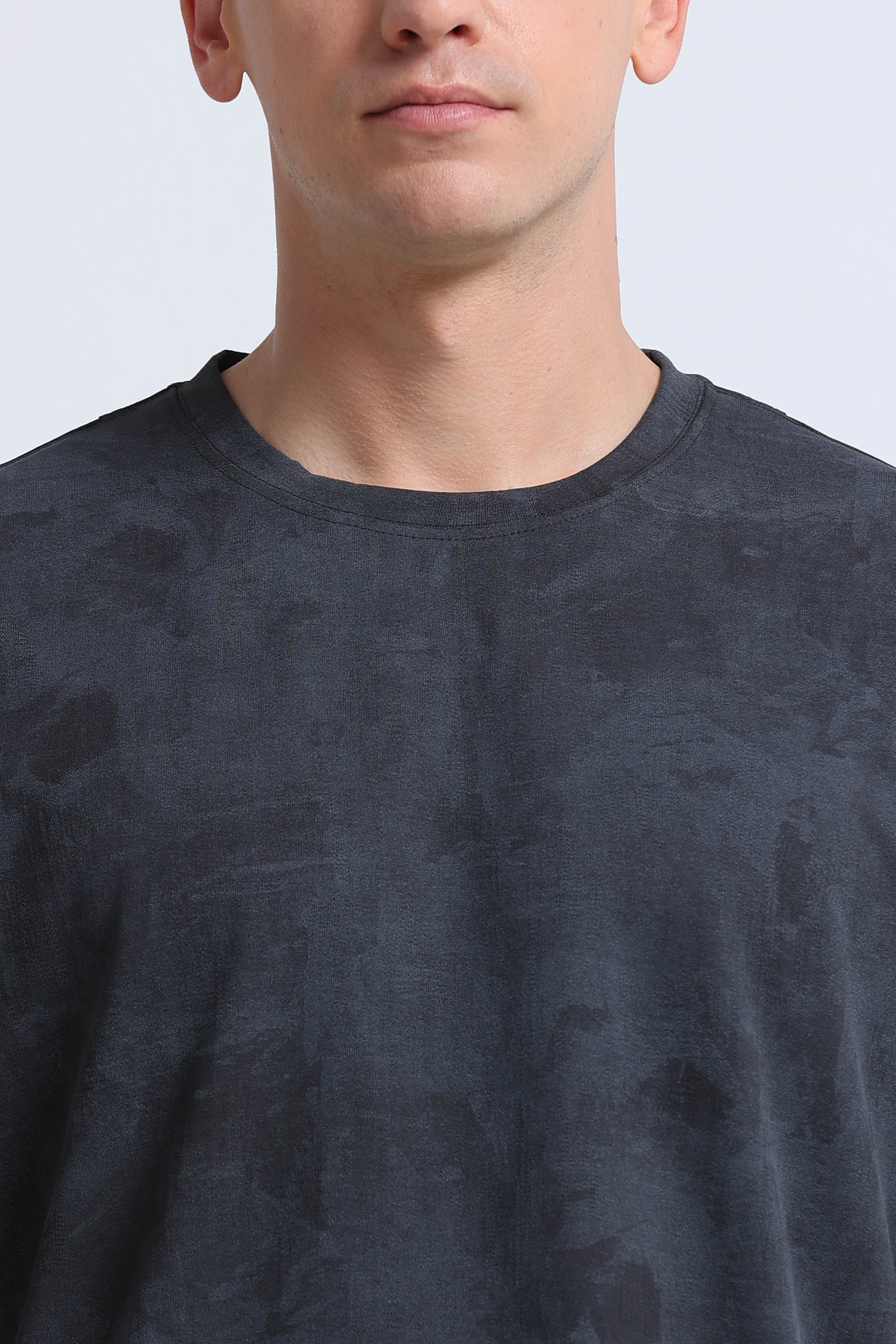 Men Grey Streetwear T-Shirt
