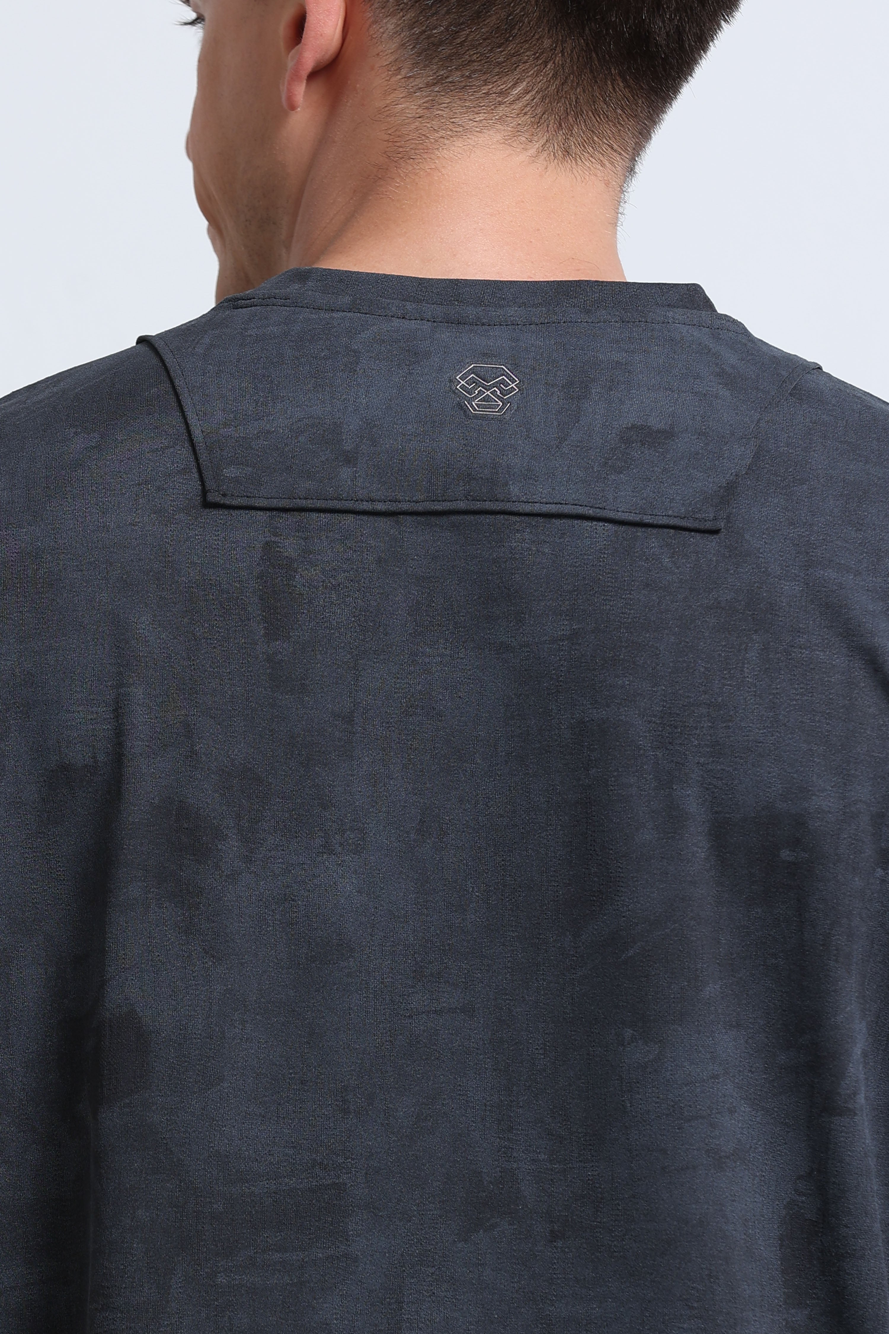 Men Grey Streetwear T-Shirt