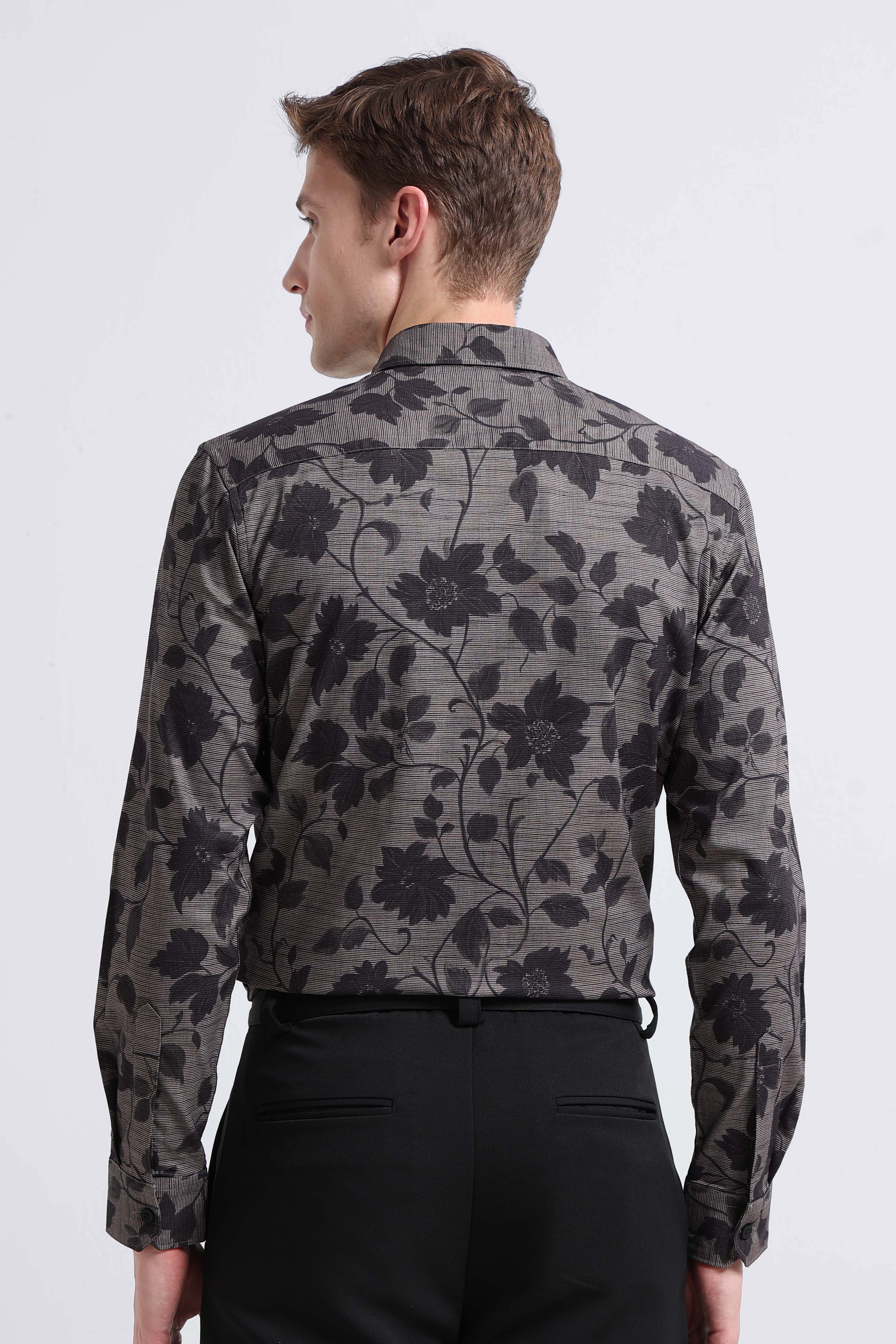 Men Multi Printed Cotton Blend Shirt
