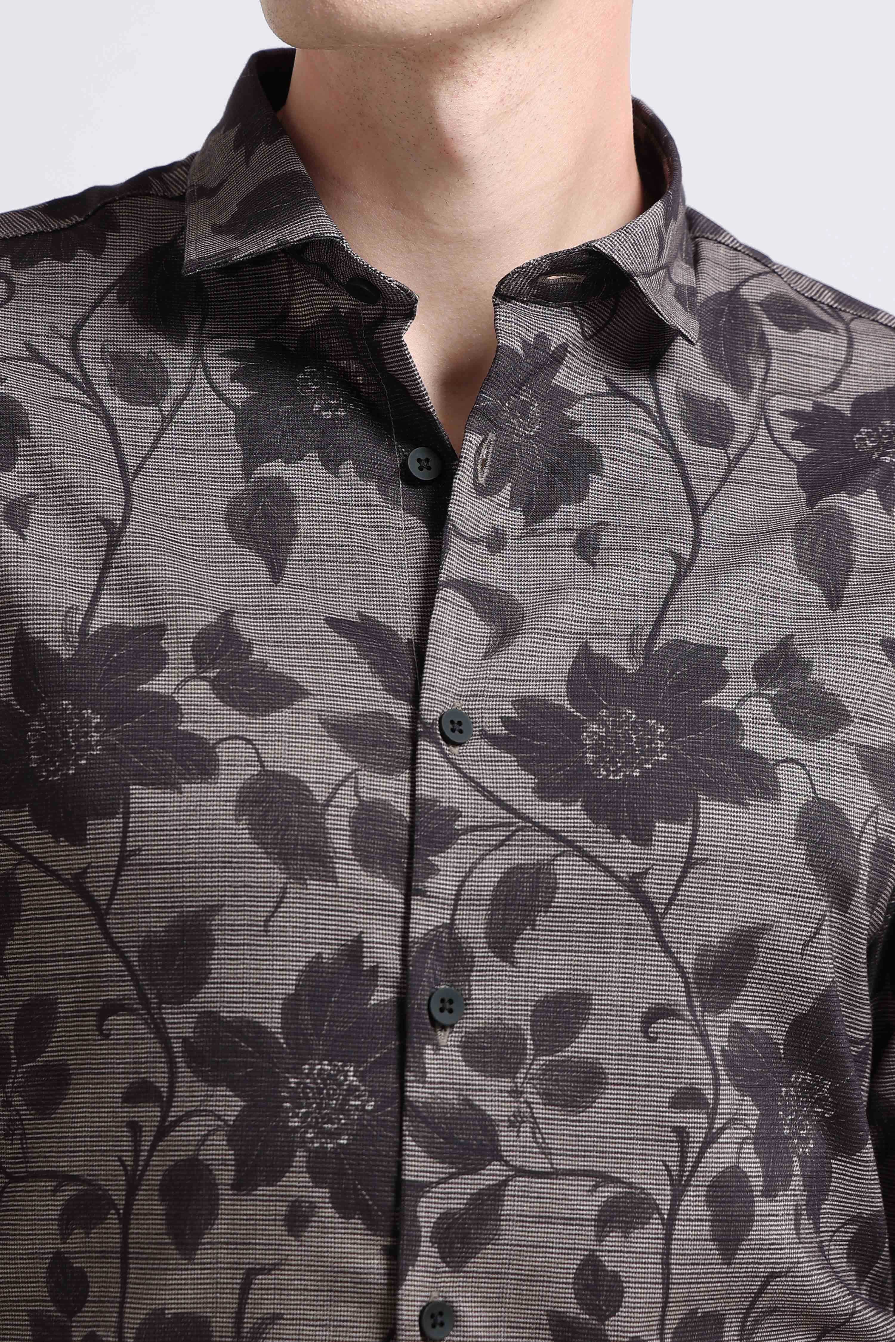Men Multi Printed Cotton Blend Shirt