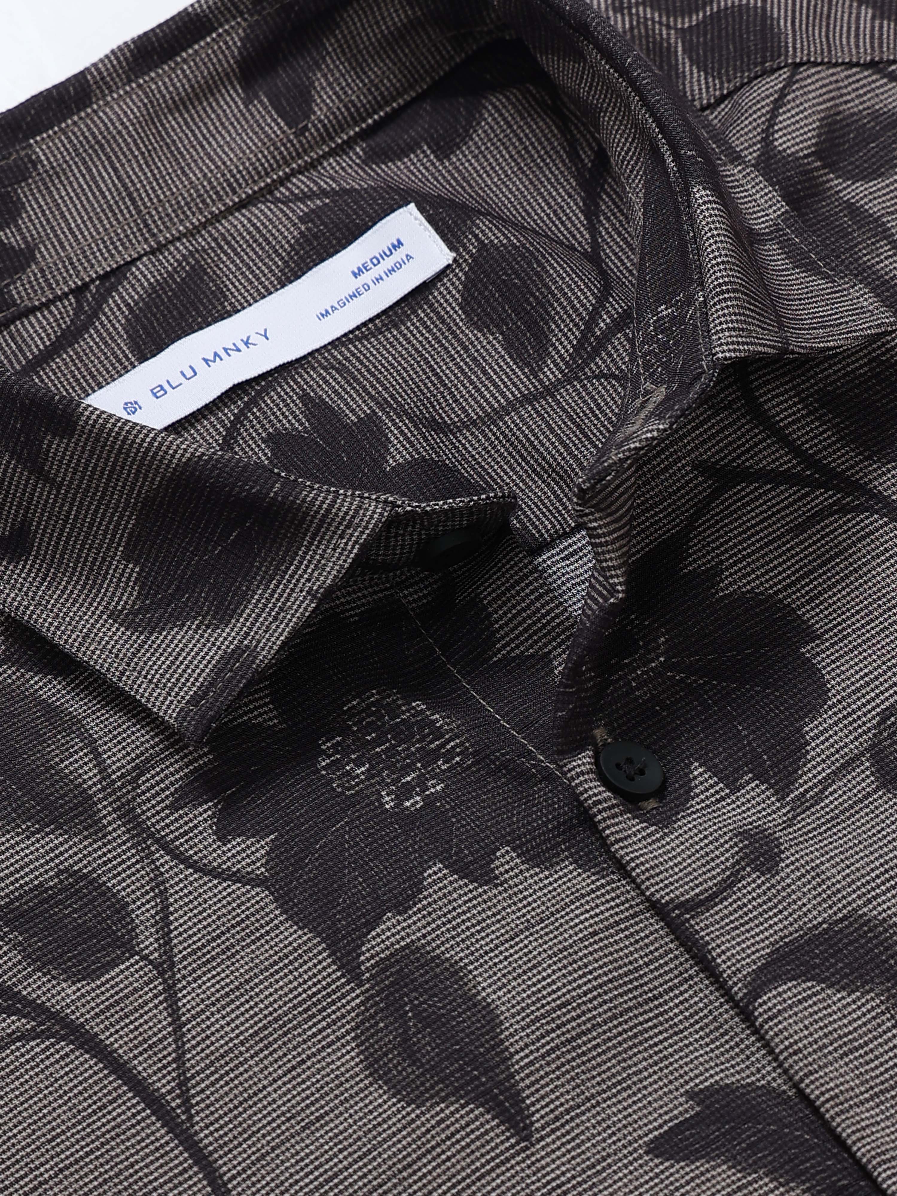 Men Multi Printed Cotton Blend Shirt