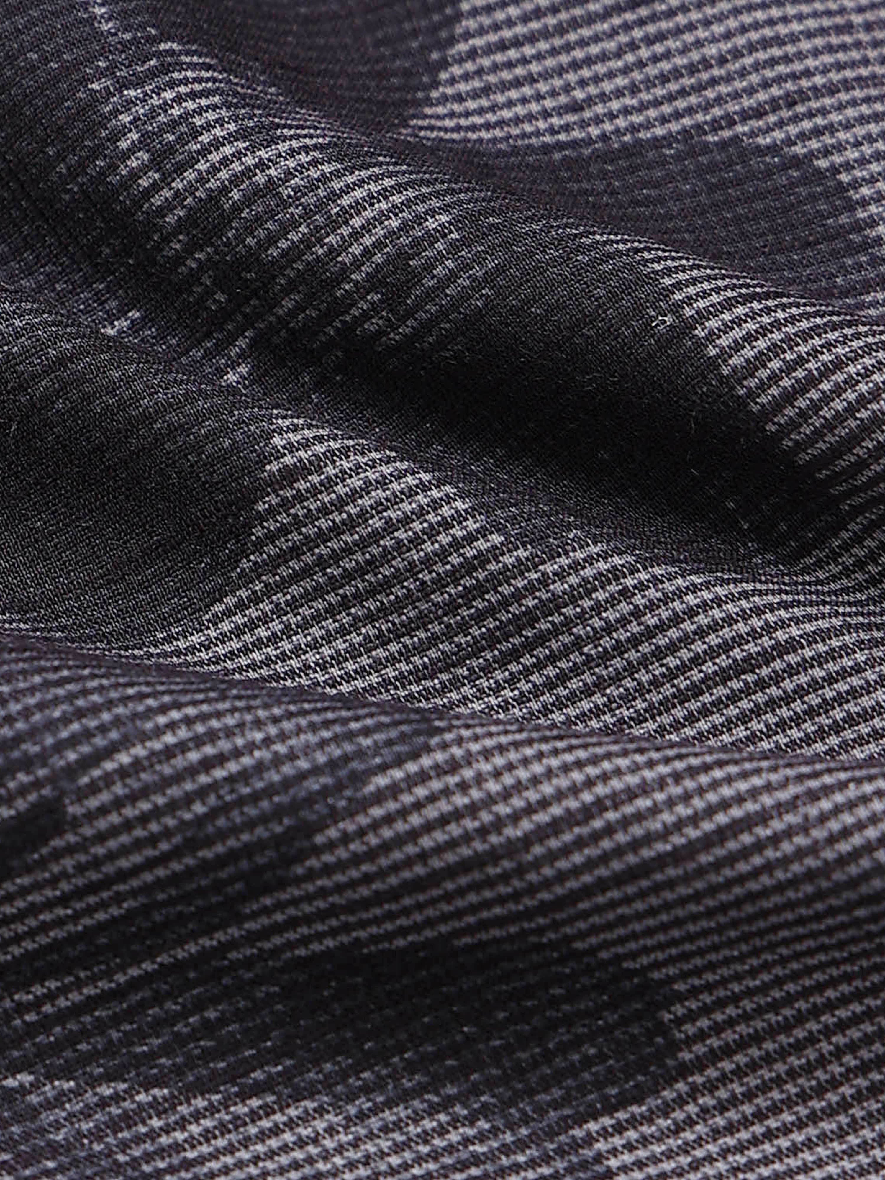 Men Grey Printed Cotton Blend Shirt